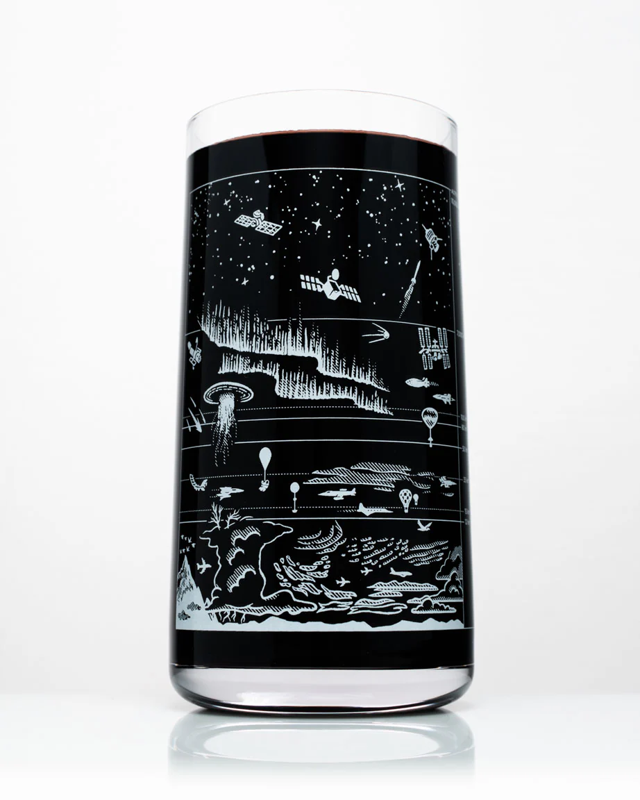 Above the Earth Drinking Glass - Image 2