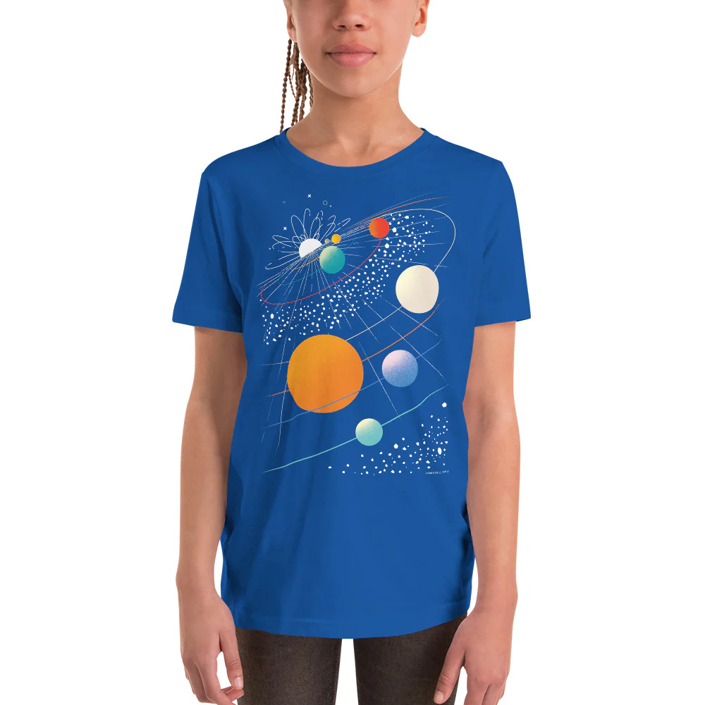 Across the Solar System Youth Graphic Tee - Image 5