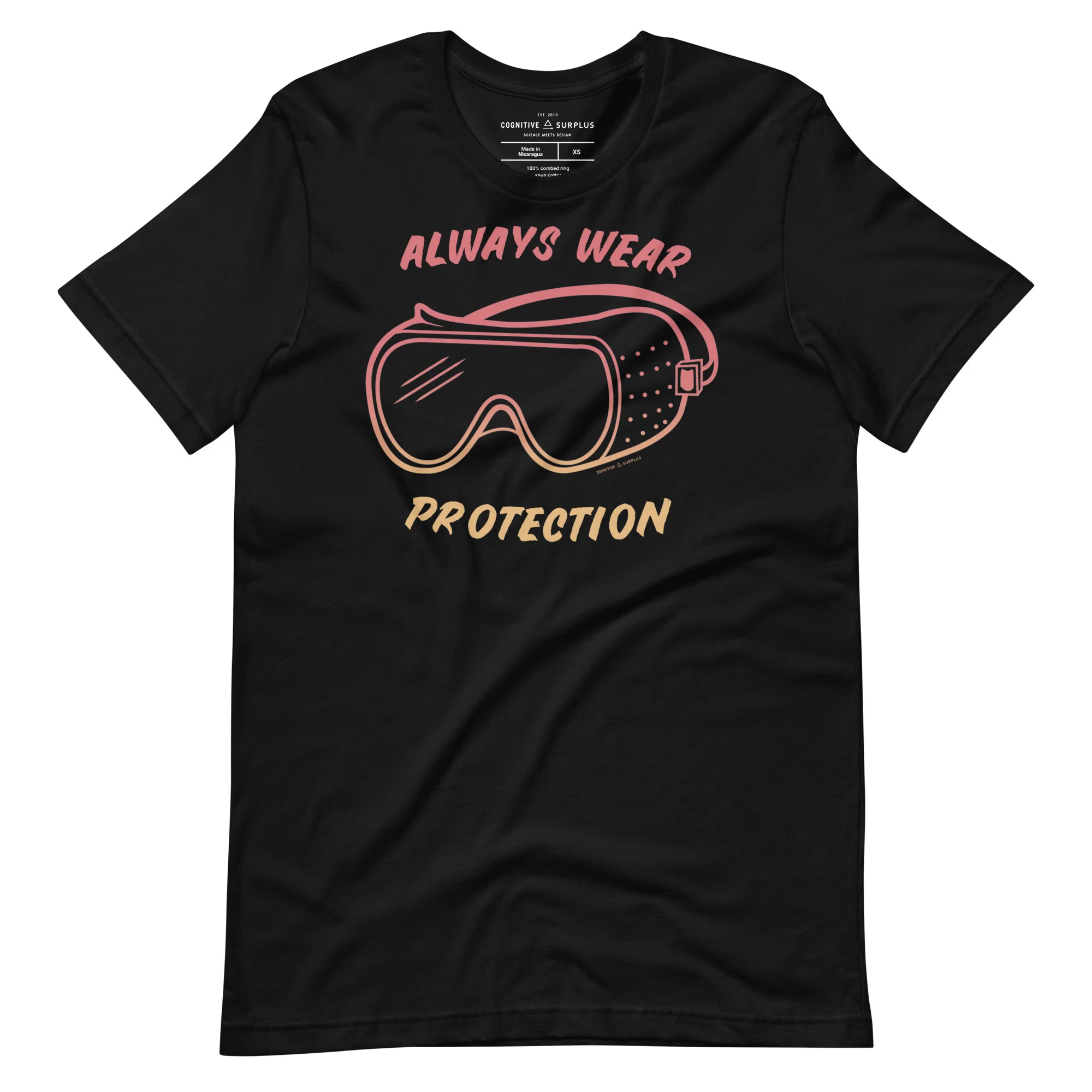 Always Wear Protection - Lab Goggles Graphic Tee - Image 3