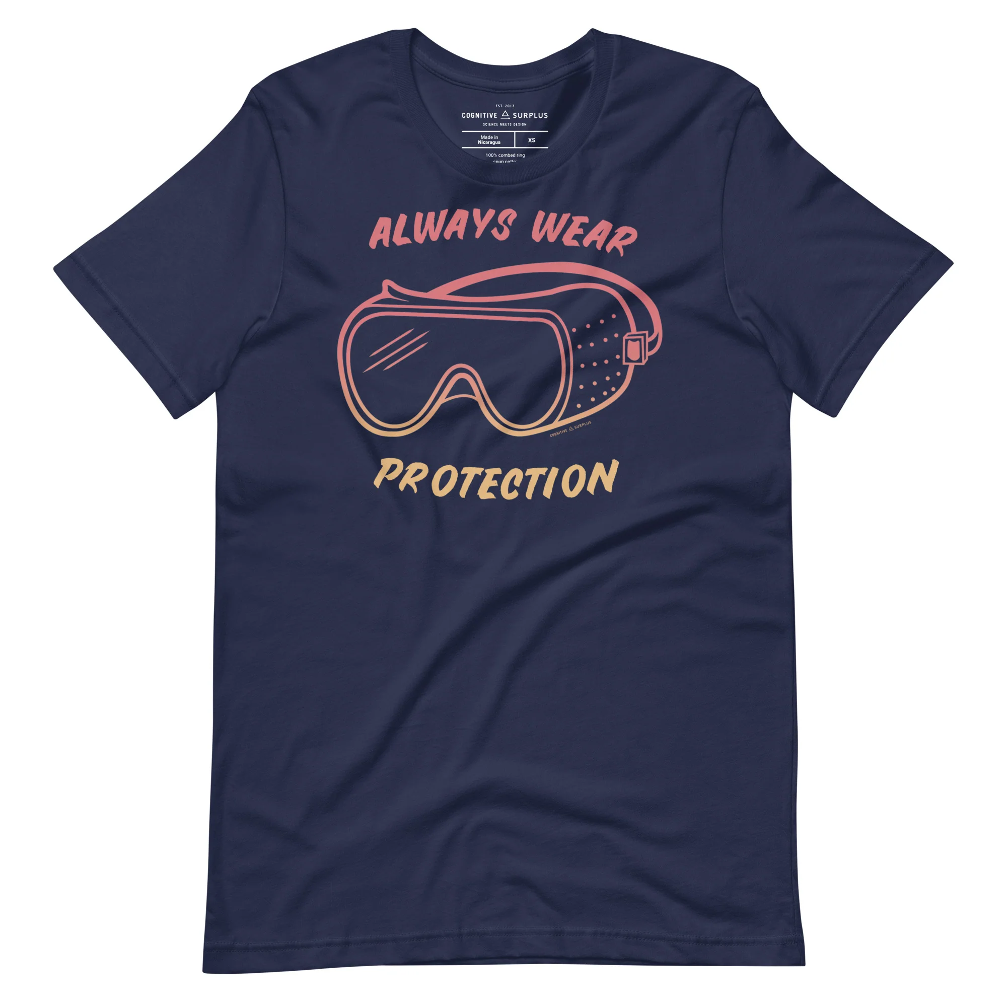 Always Wear Protection - Lab Goggles Graphic Tee - Image 4