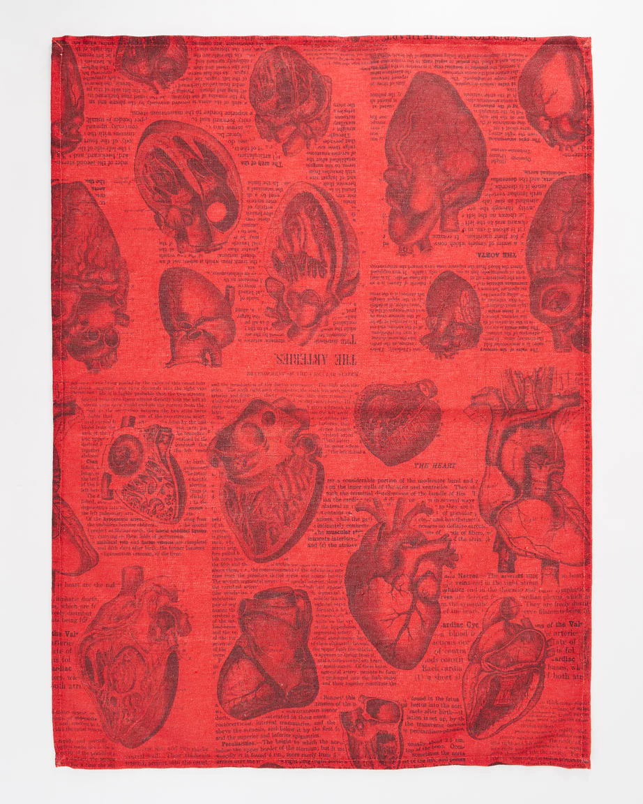 Anatomical Heart Tea Towel