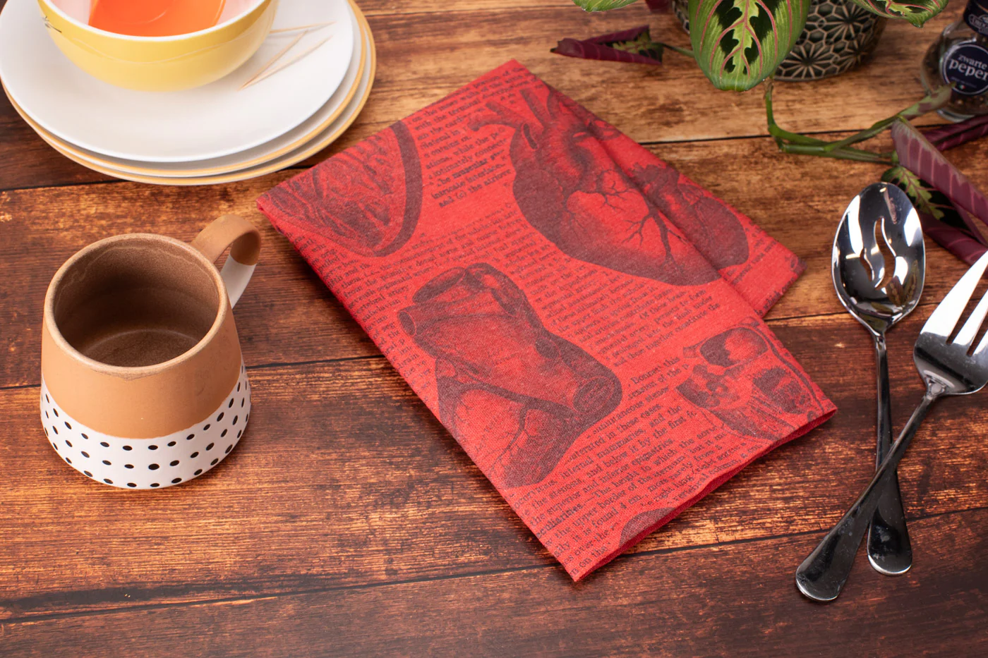Anatomical Heart Tea Towel - Image 2