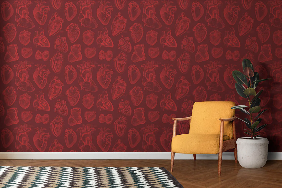 Anatomical Heart Wallpaper - Image 2