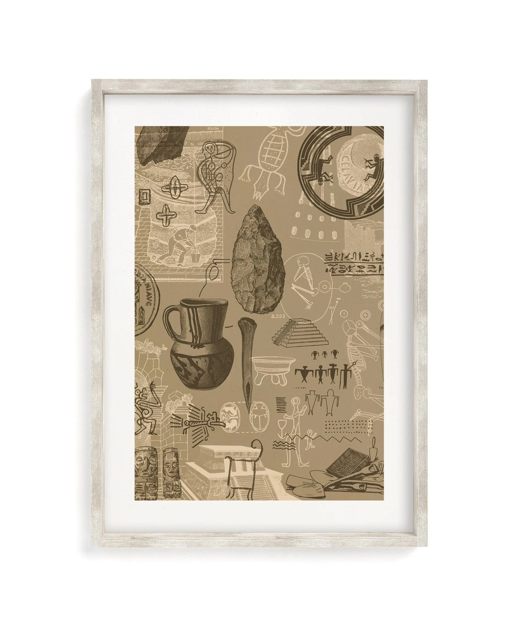 Archaeology Scientific Illustration Museum Print - Image 4