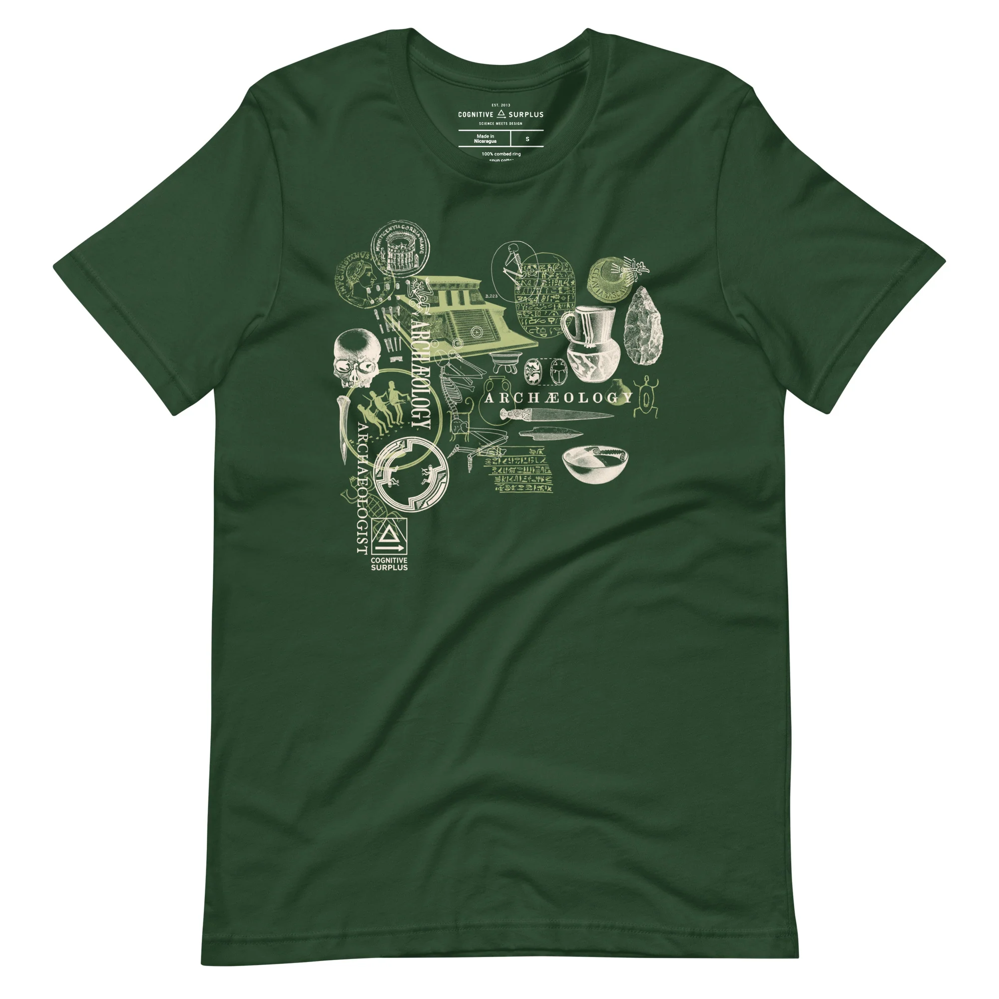 Archaeology Graphic Tee - Green