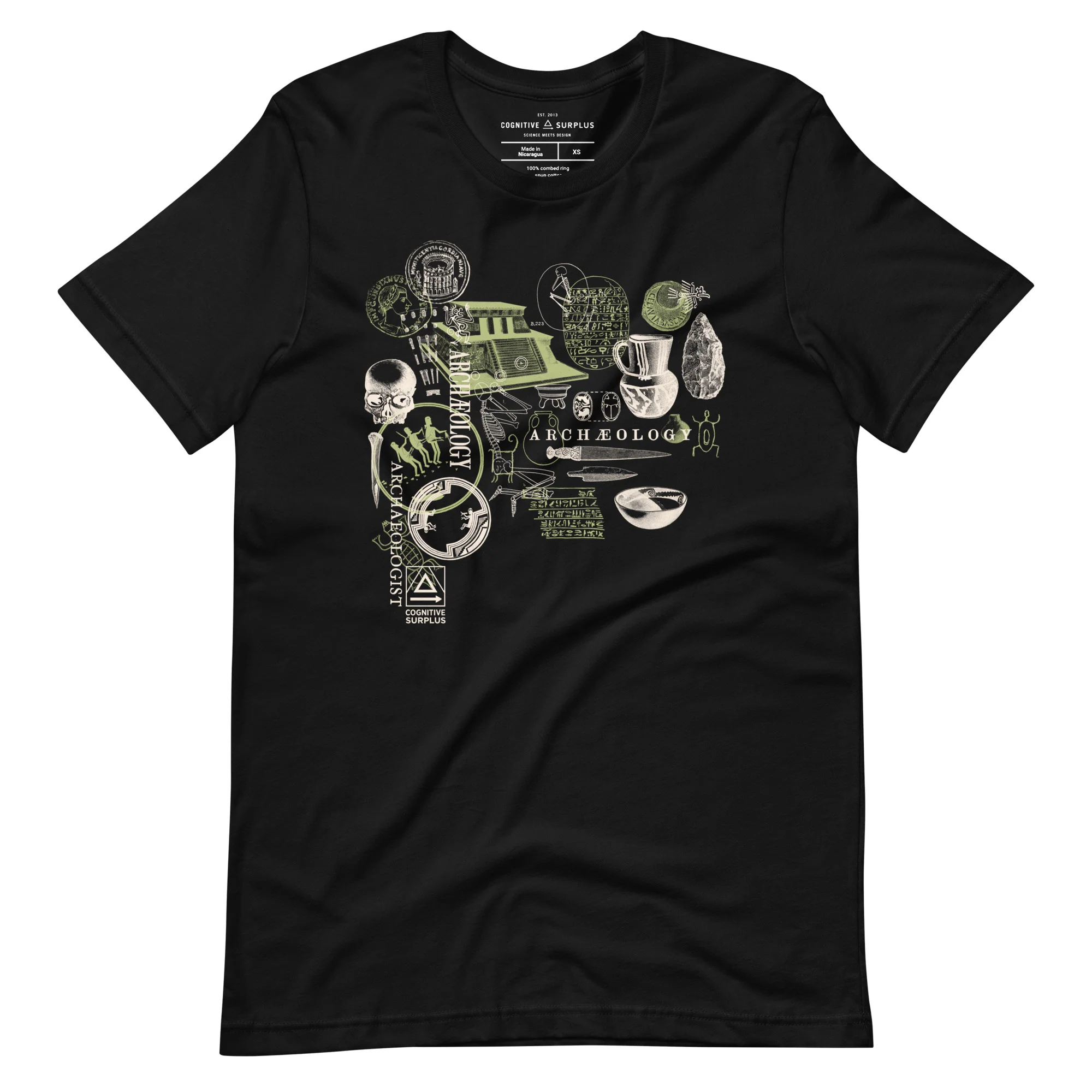 Archaeology Graphic Tee - Green - Image 3