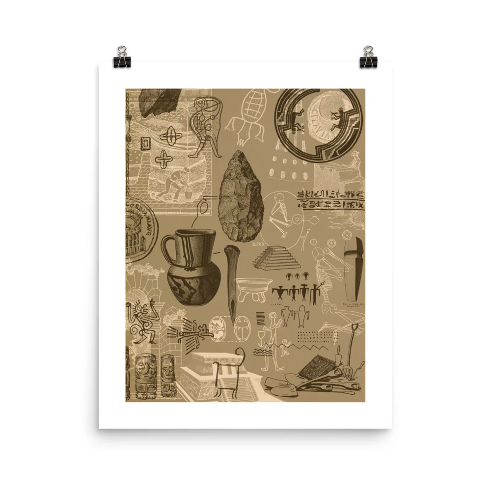 Archaeology Poster Art Print