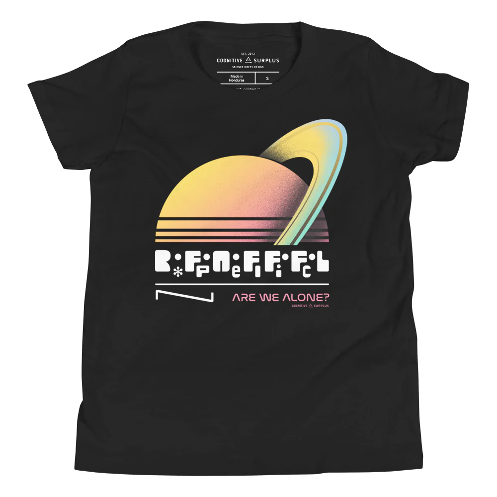 Are We Alone? Drake Equation Youth Graphic Tee - Image 2