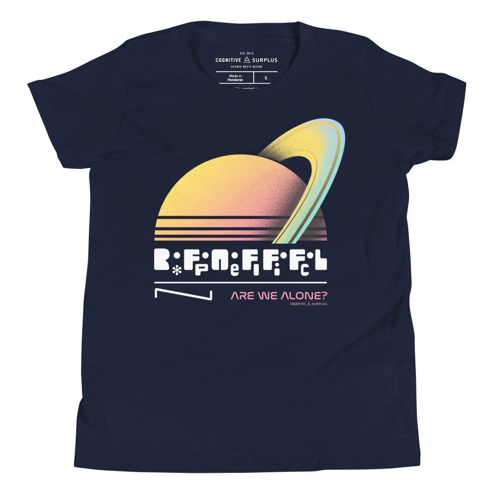Are We Alone? Drake Equation Youth Graphic Tee - Image 3