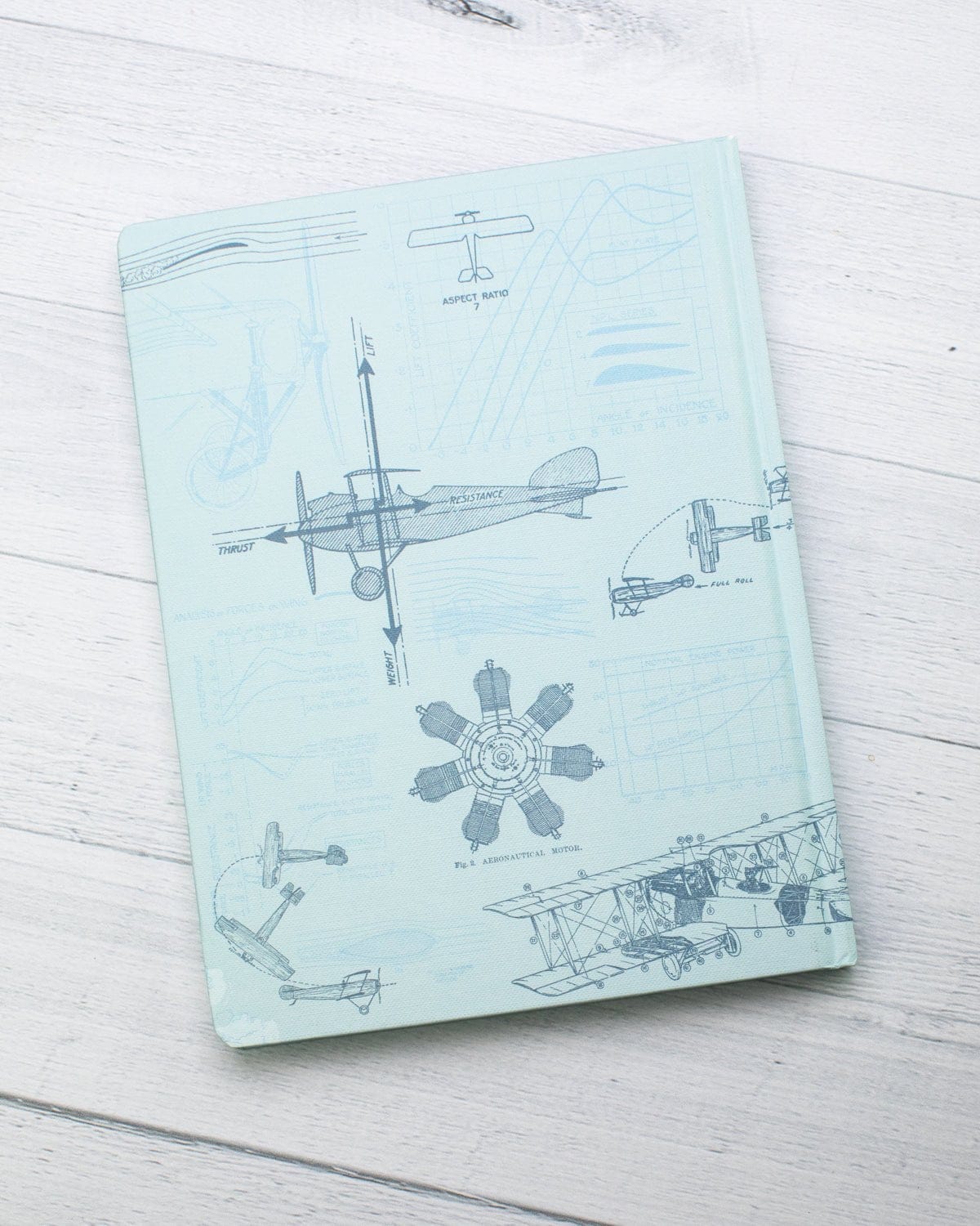 Aviation Early Flight Hardcover Notebook - Dot Grid - Image 3