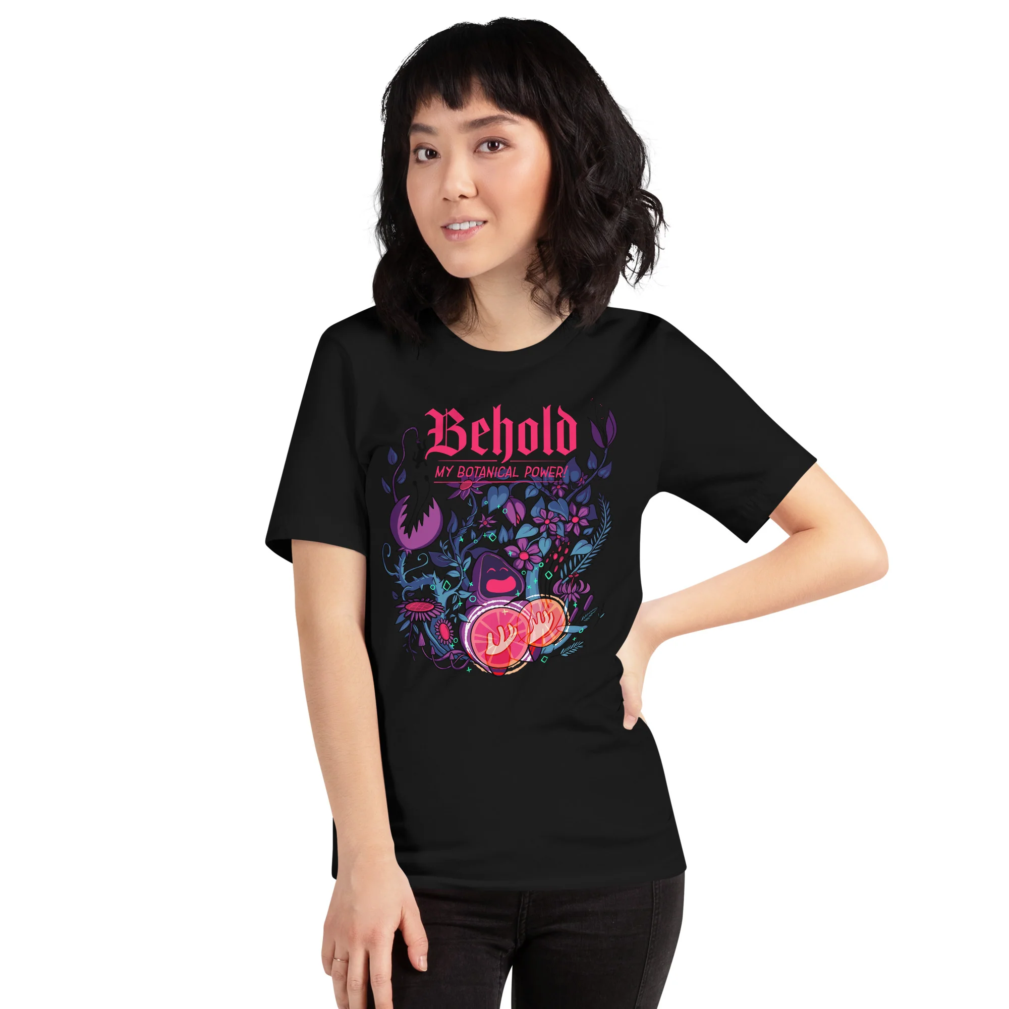 Behold My Botanical Power Graphic Tee - Image 2