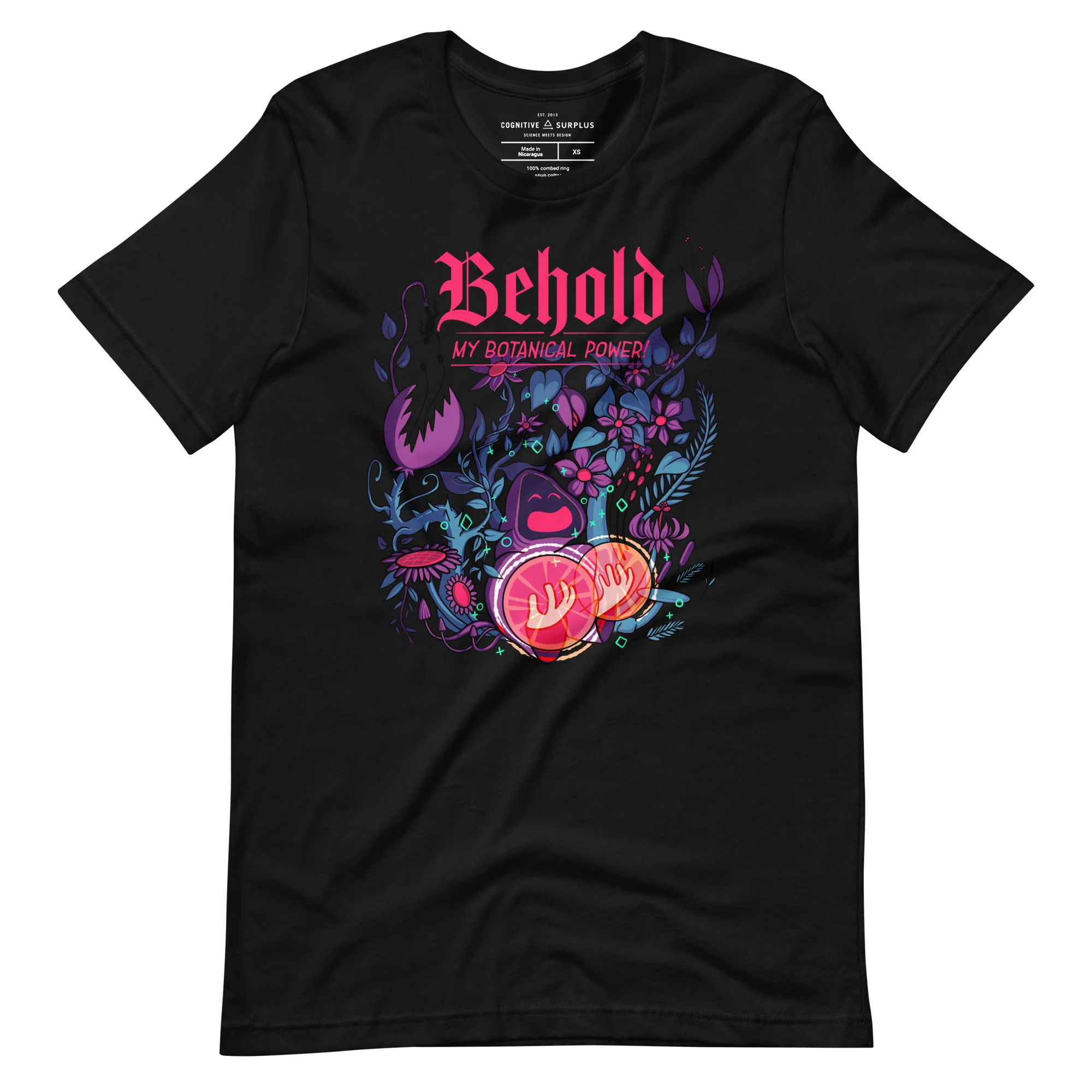 Behold My Botanical Power Graphic Tee - Image 3