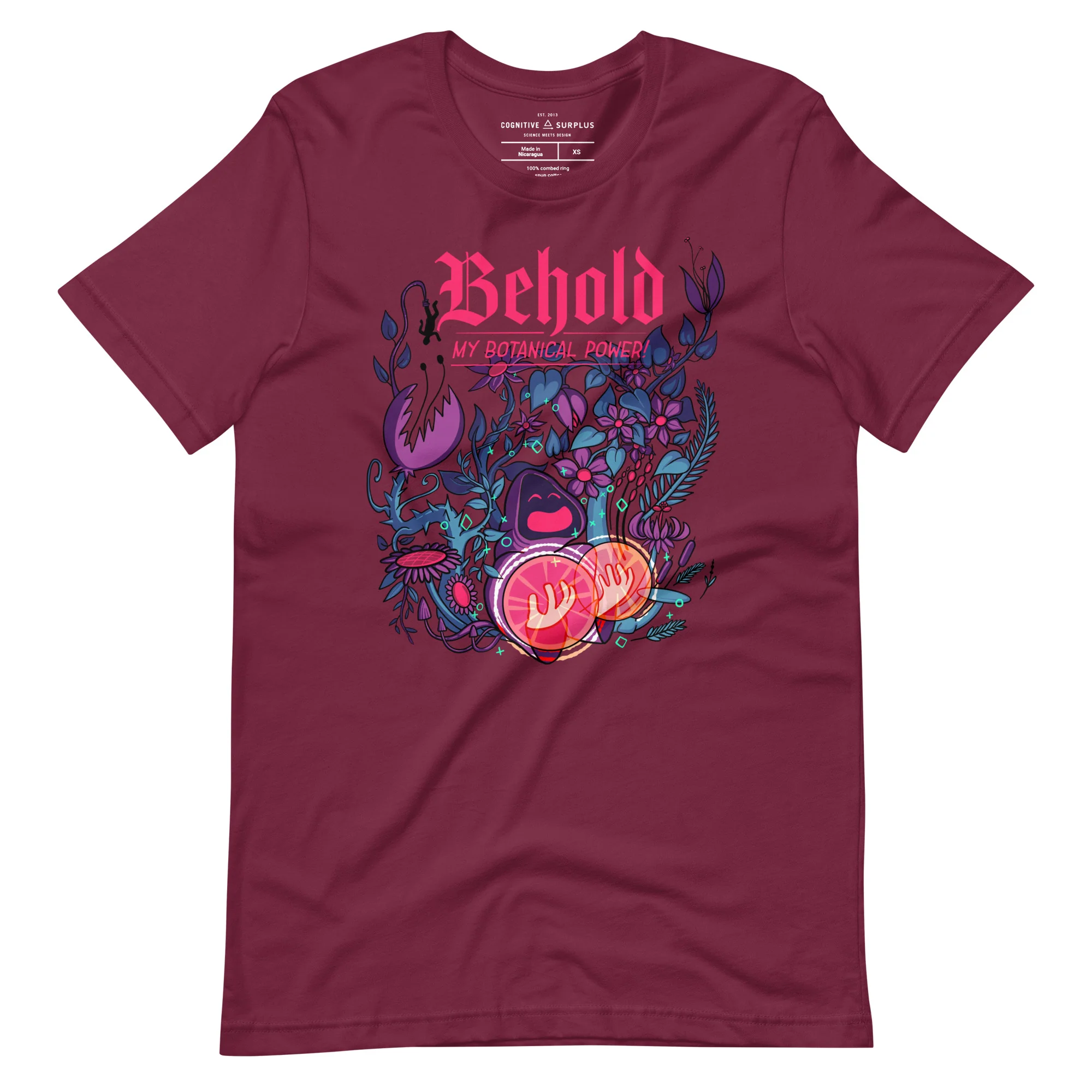Behold My Botanical Power Graphic Tee - Image 4