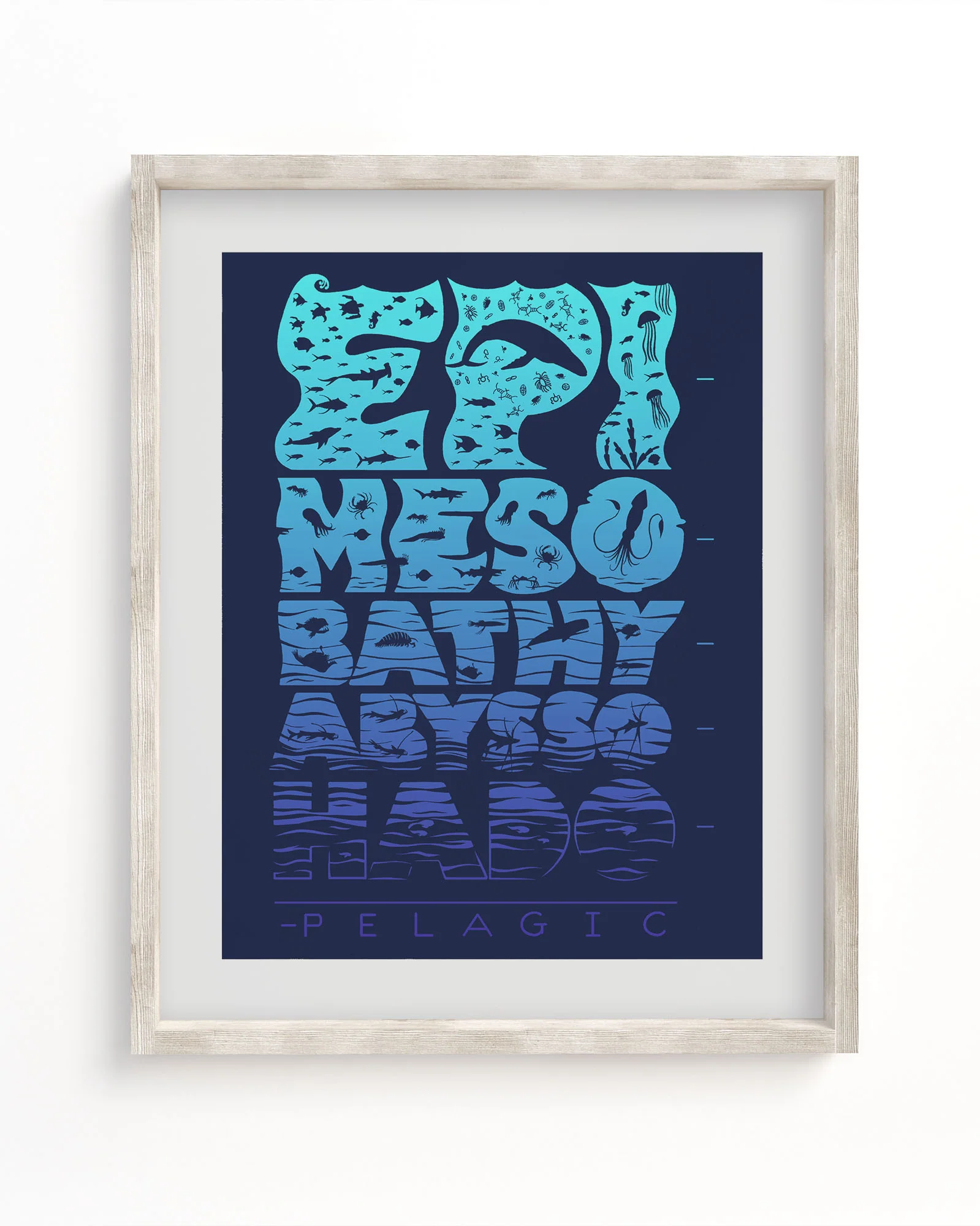 Beneath the Waves Museum Print