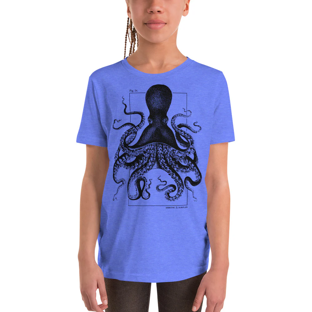 Beware the Kraken Youth Graphic Tee - Image 2