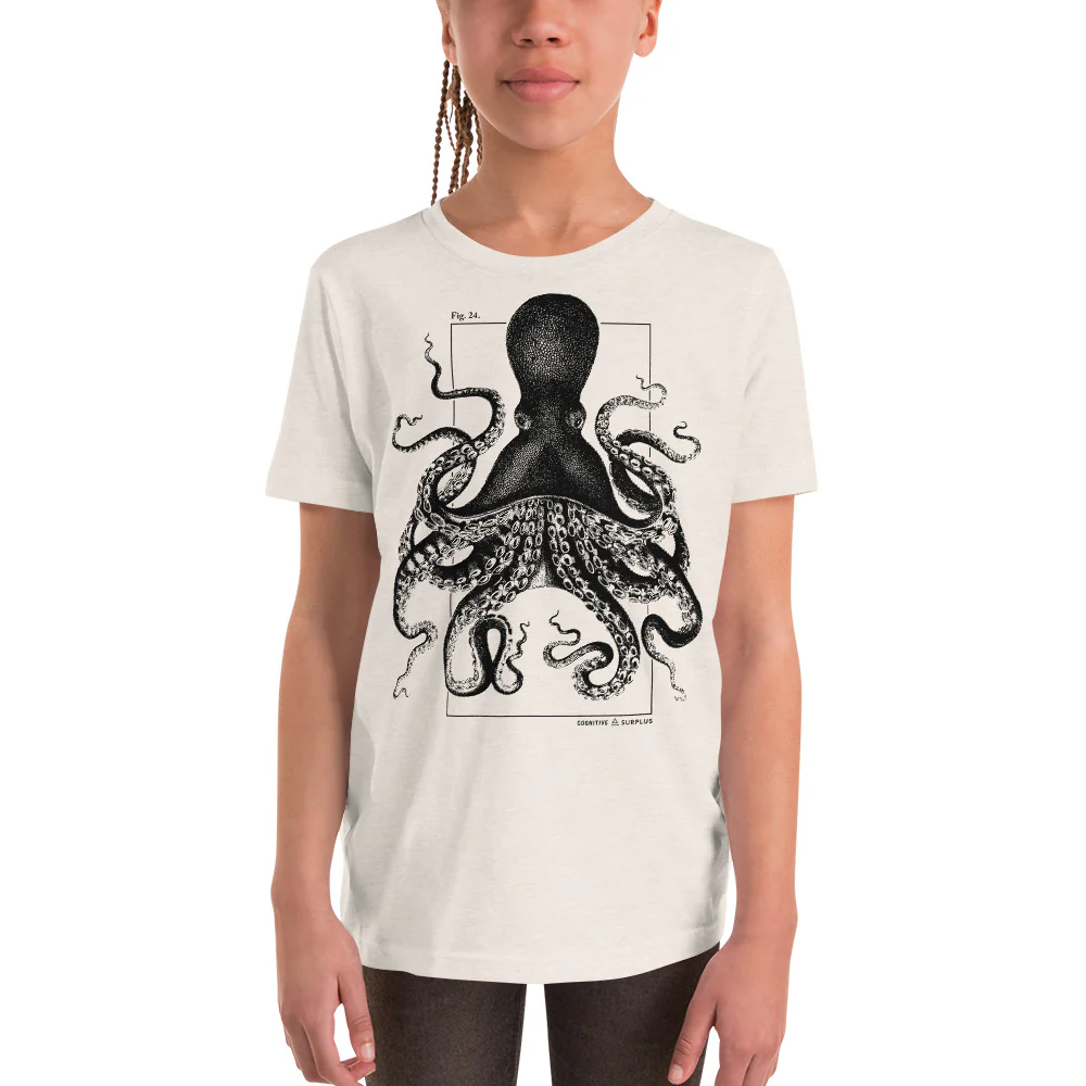 Beware the Kraken Youth Graphic Tee - Image 3