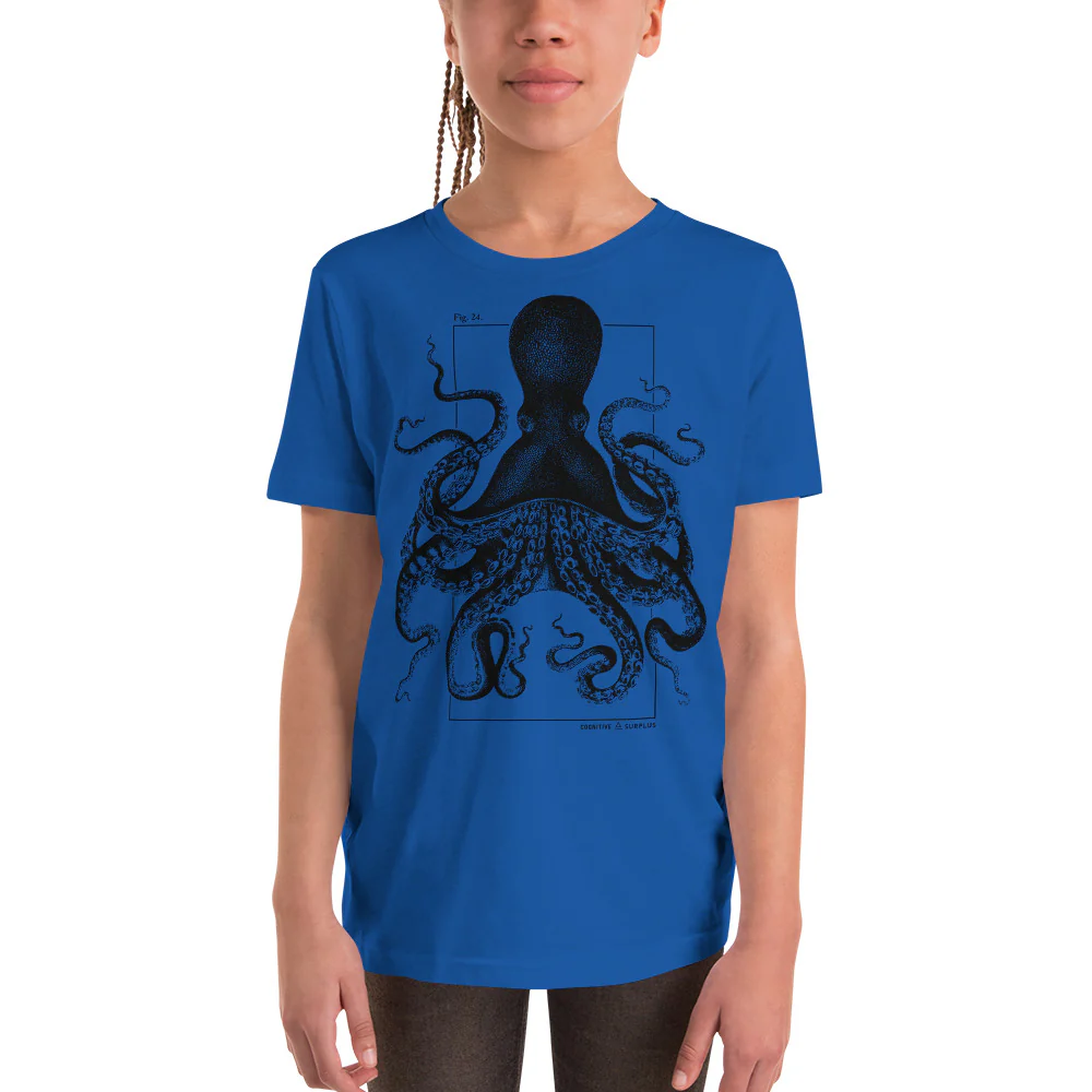 Beware the Kraken Youth Graphic Tee - Image 4