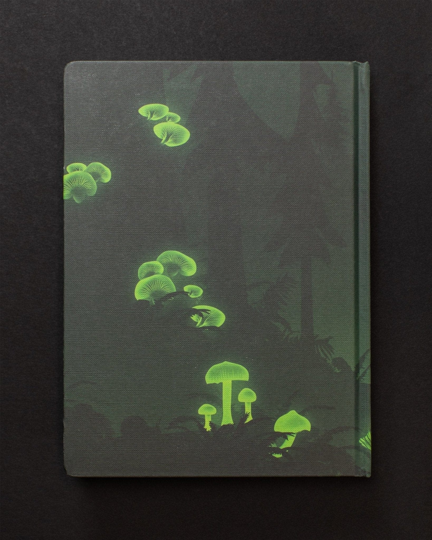 Bioluminescent Mushrooms Dark Matter Notebook - Image 2