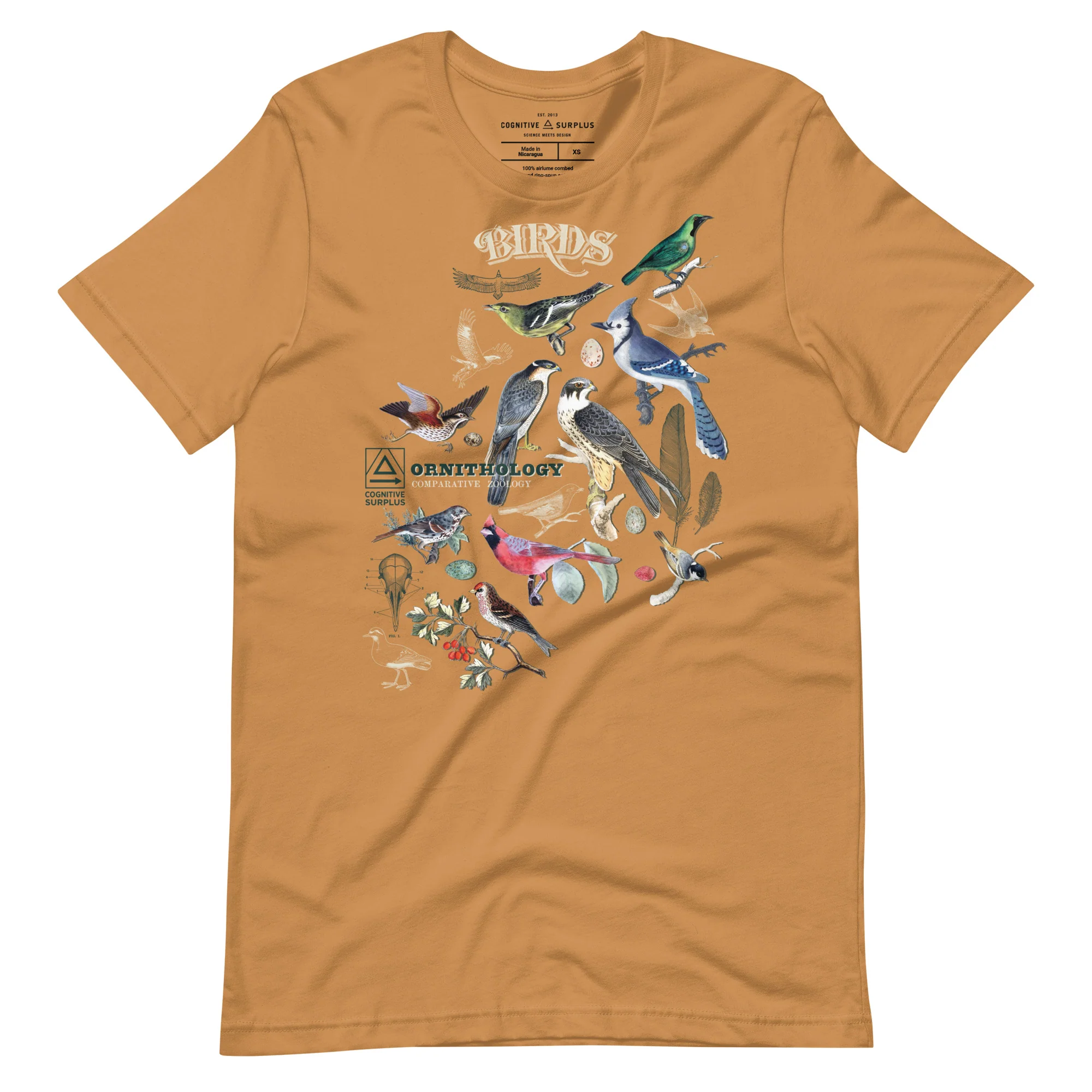 BIRDS! Ornithology Graphic Tee - Image 2