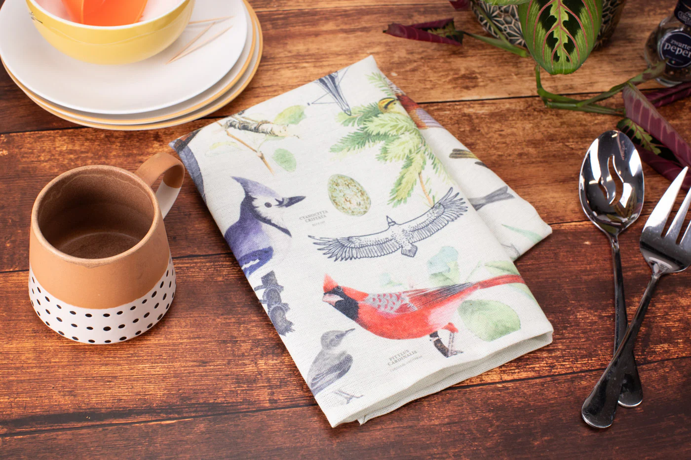 Birds Tea Towel - Image 2