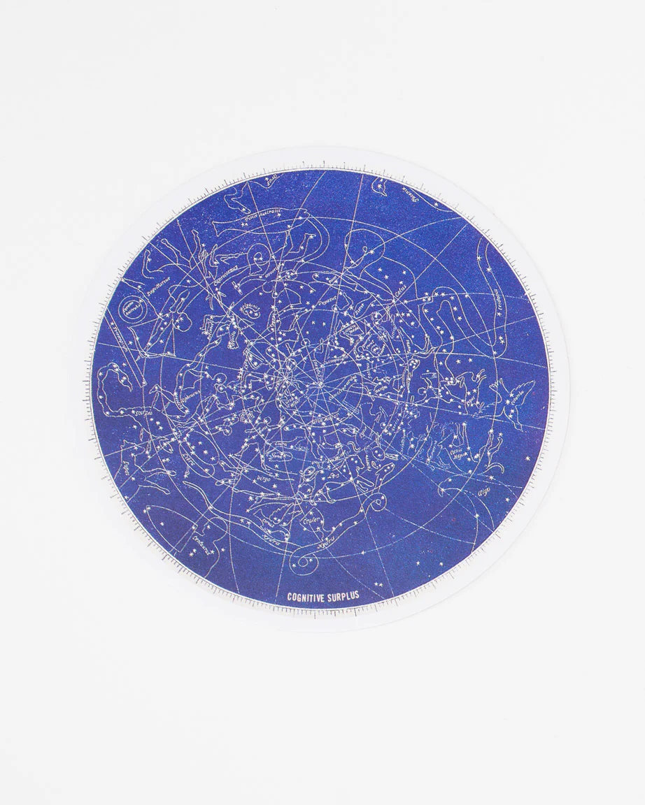 Blue Star Chart Sticker