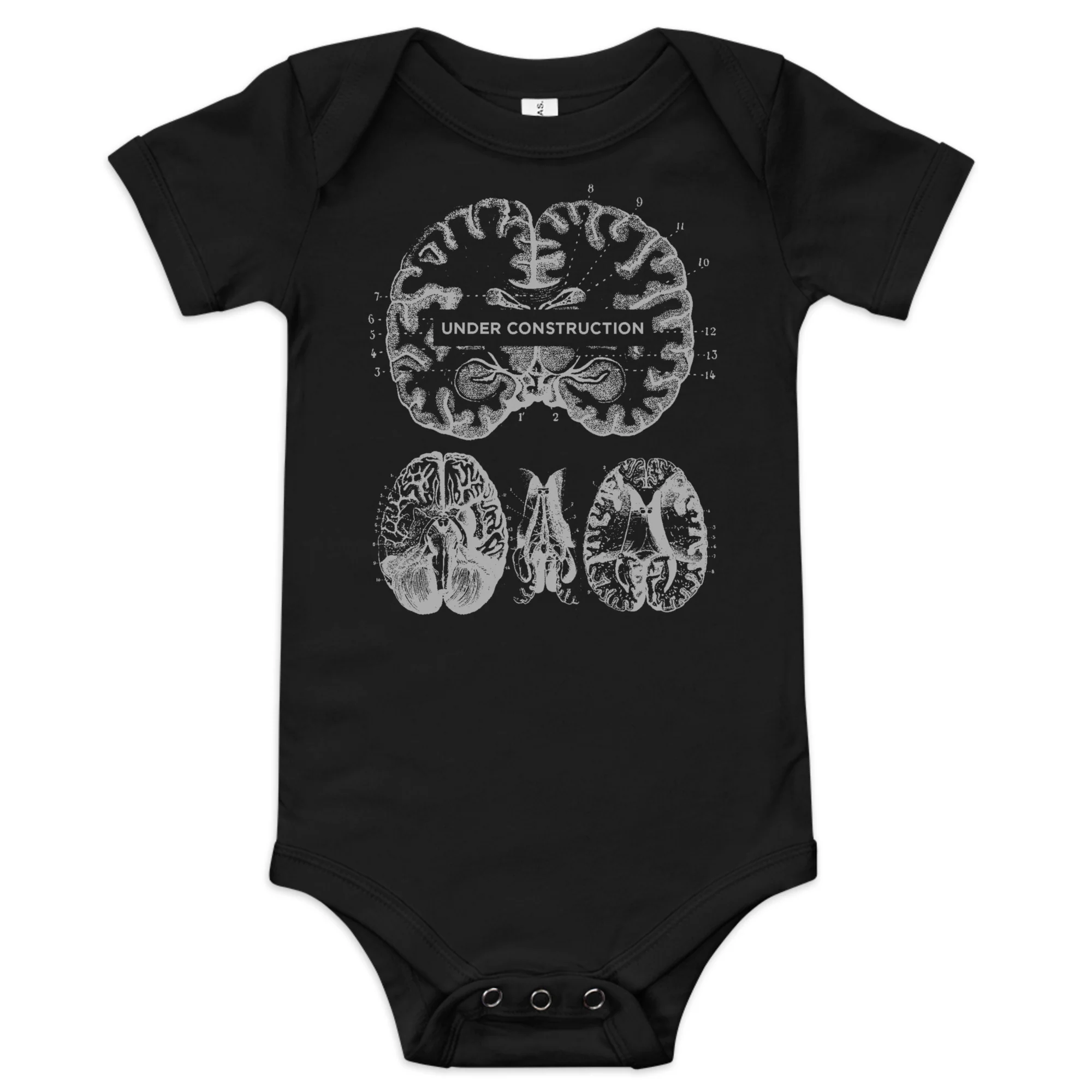 Brain Under Construction Baby Bodysuit - Image 3