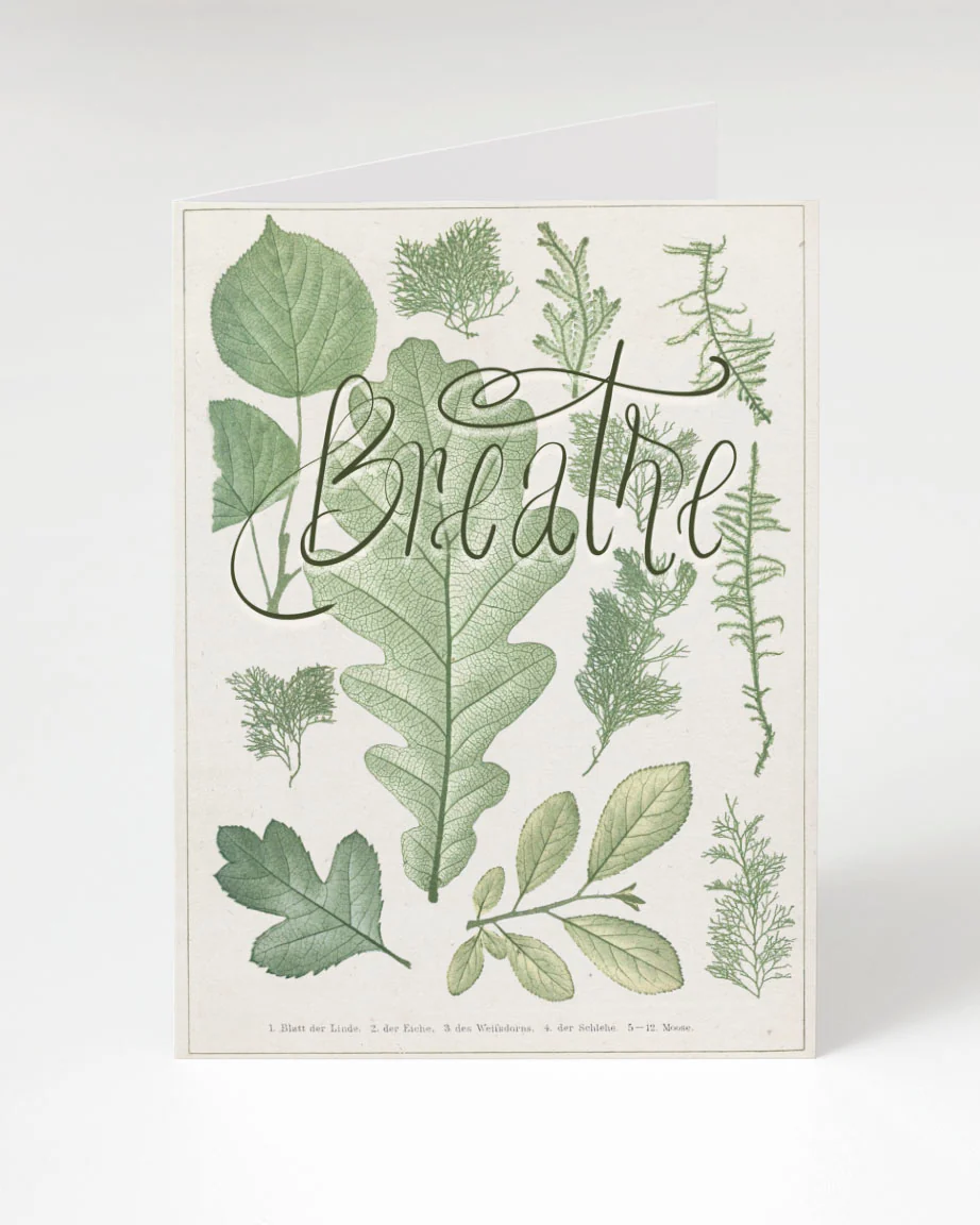 Breathe Greeting Card