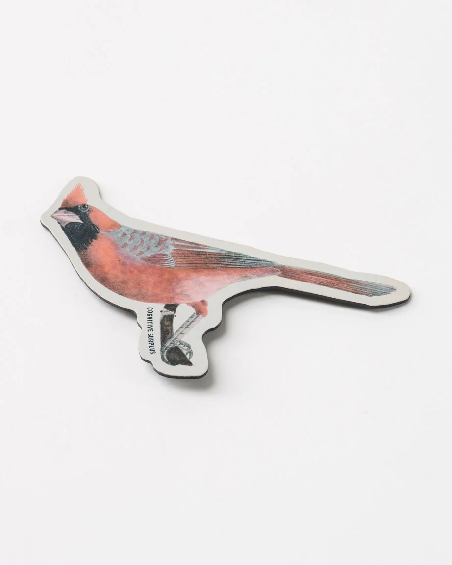 Cardinal Bird Magnet
