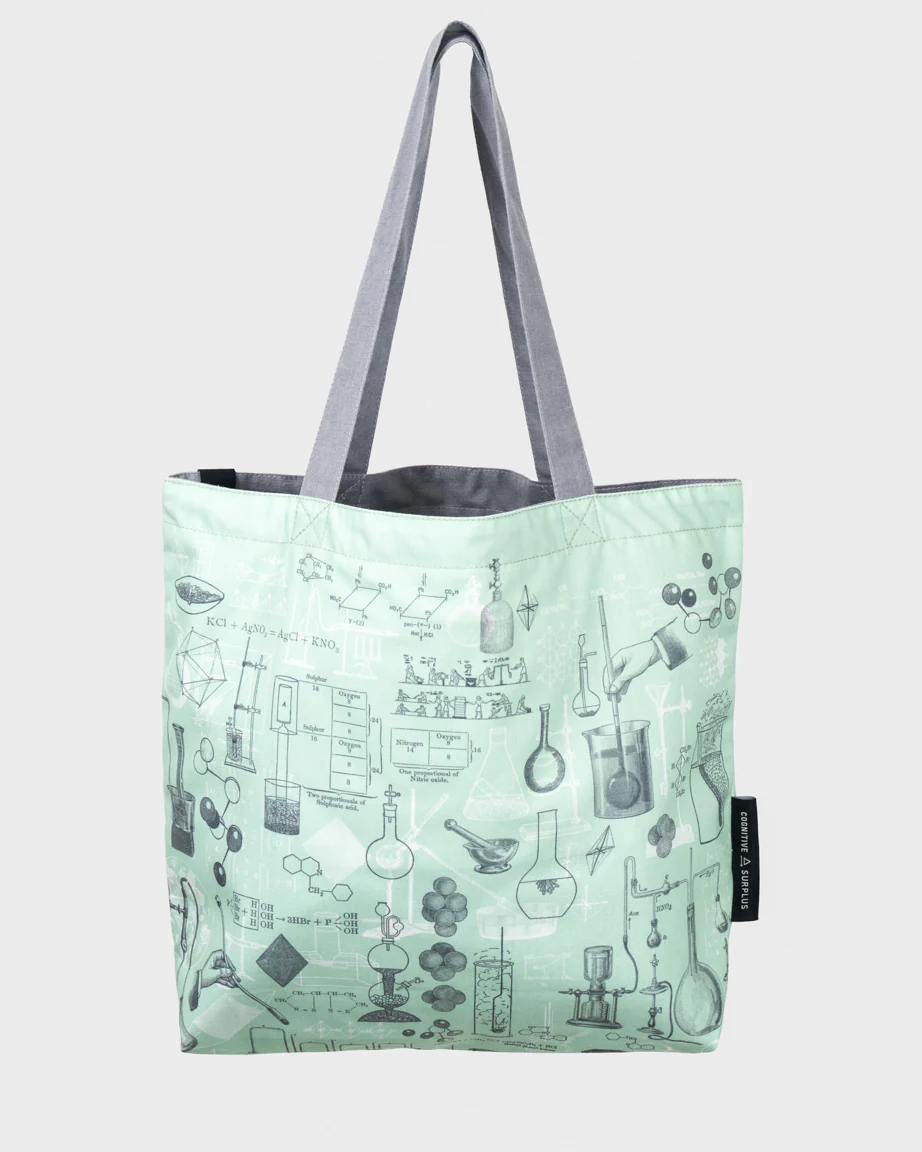 Chemistry Lab Canvas Shoulder Tote - Image 3