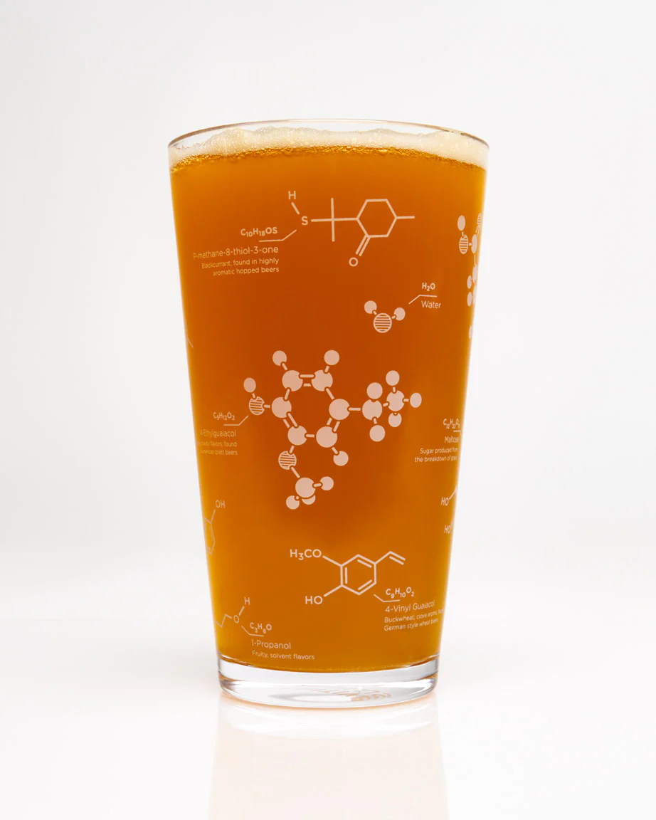 Chemistry of Beer Pint Glass (16 oz) - Image 2
