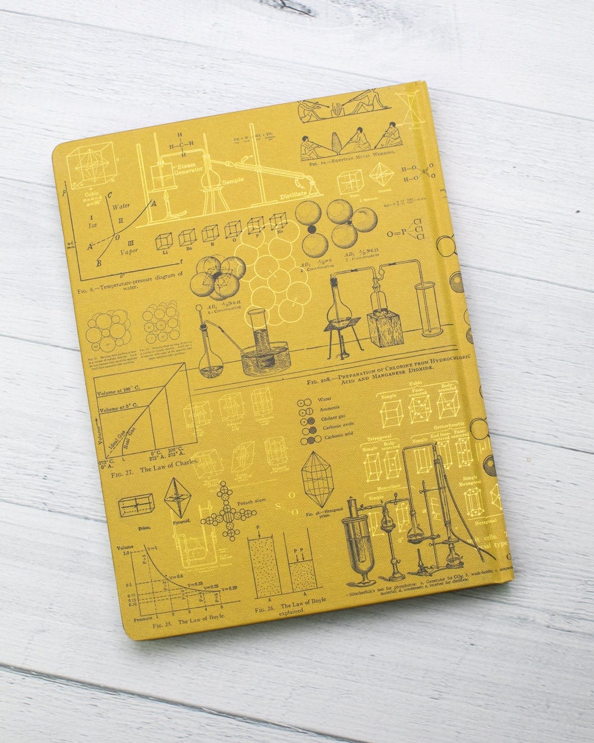 Chemistry Models Hardcover Notebook - Lined/Grid - Image 6