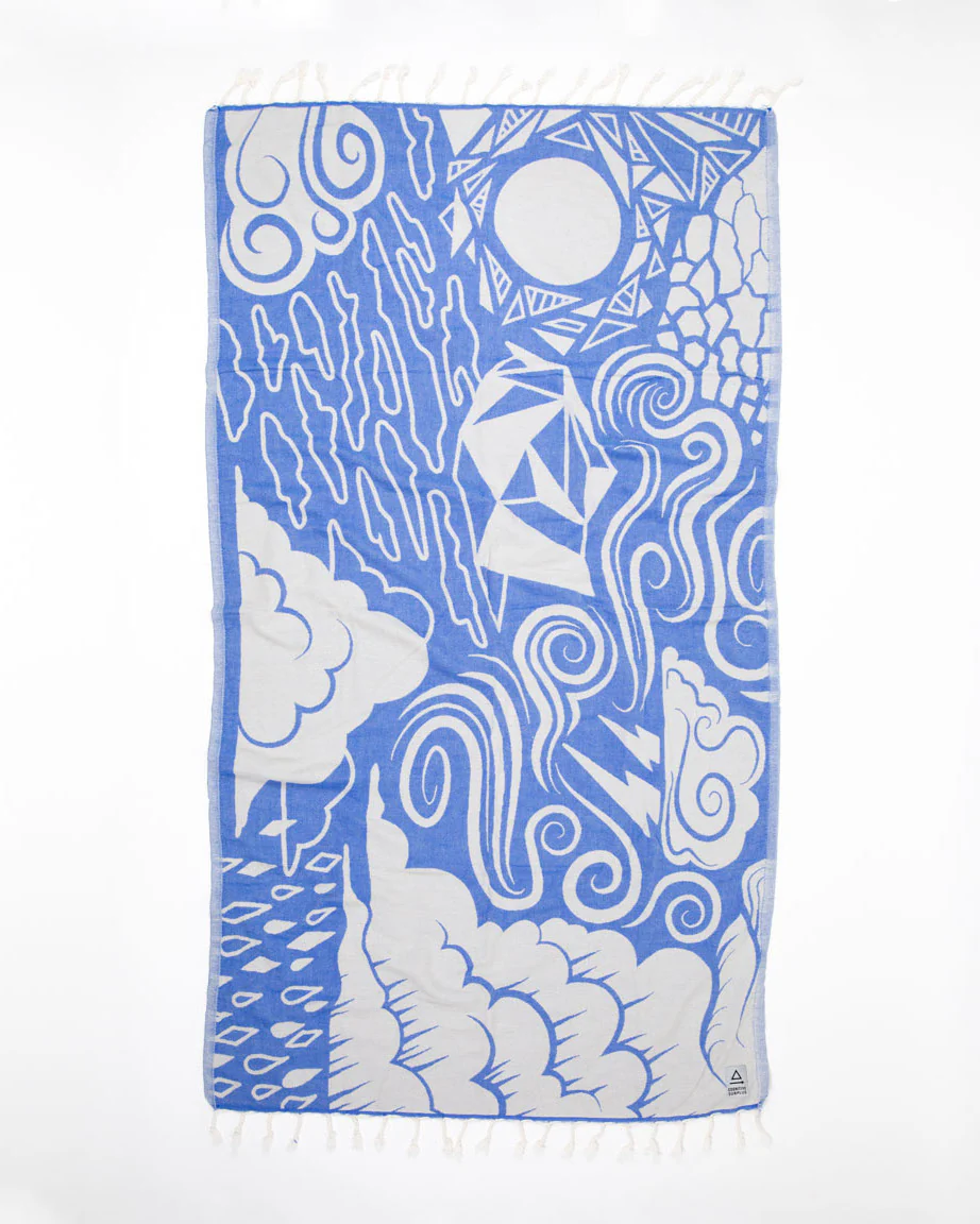 Cloud Watching Turkish Towel - Image 2