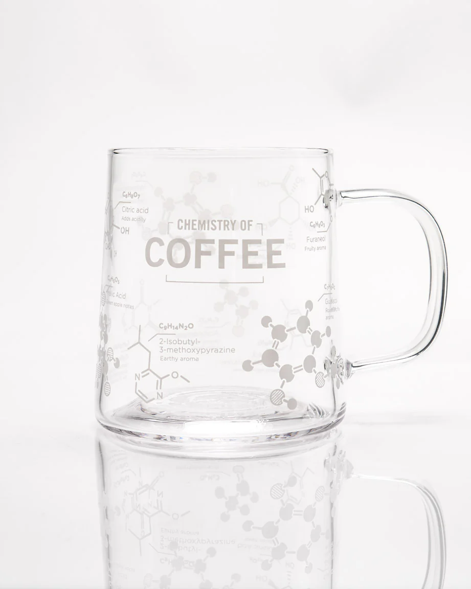 Coffee Chemistry 10 oz Glass Mug - Image 3