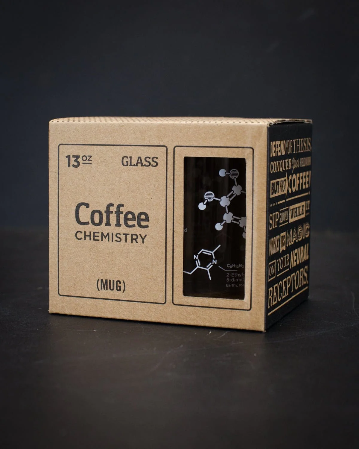 Coffee Chemistry 13 oz Glass Mug - Image 4