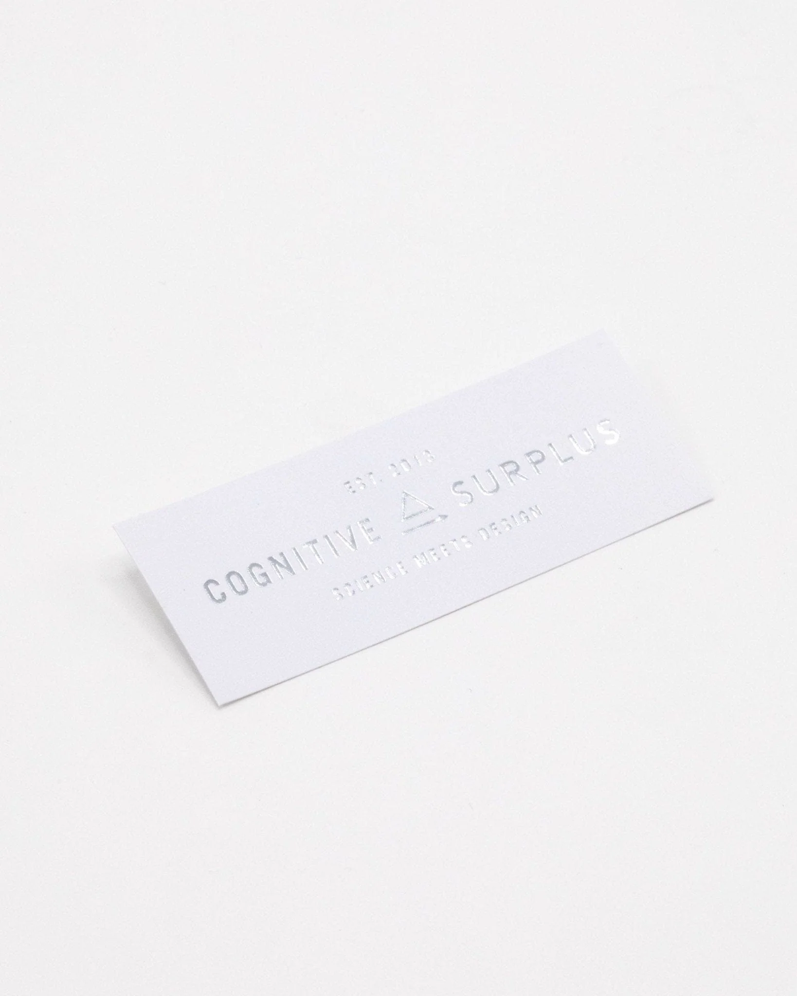 Cognitive Surplus Logo Silver Sticker - Image 2