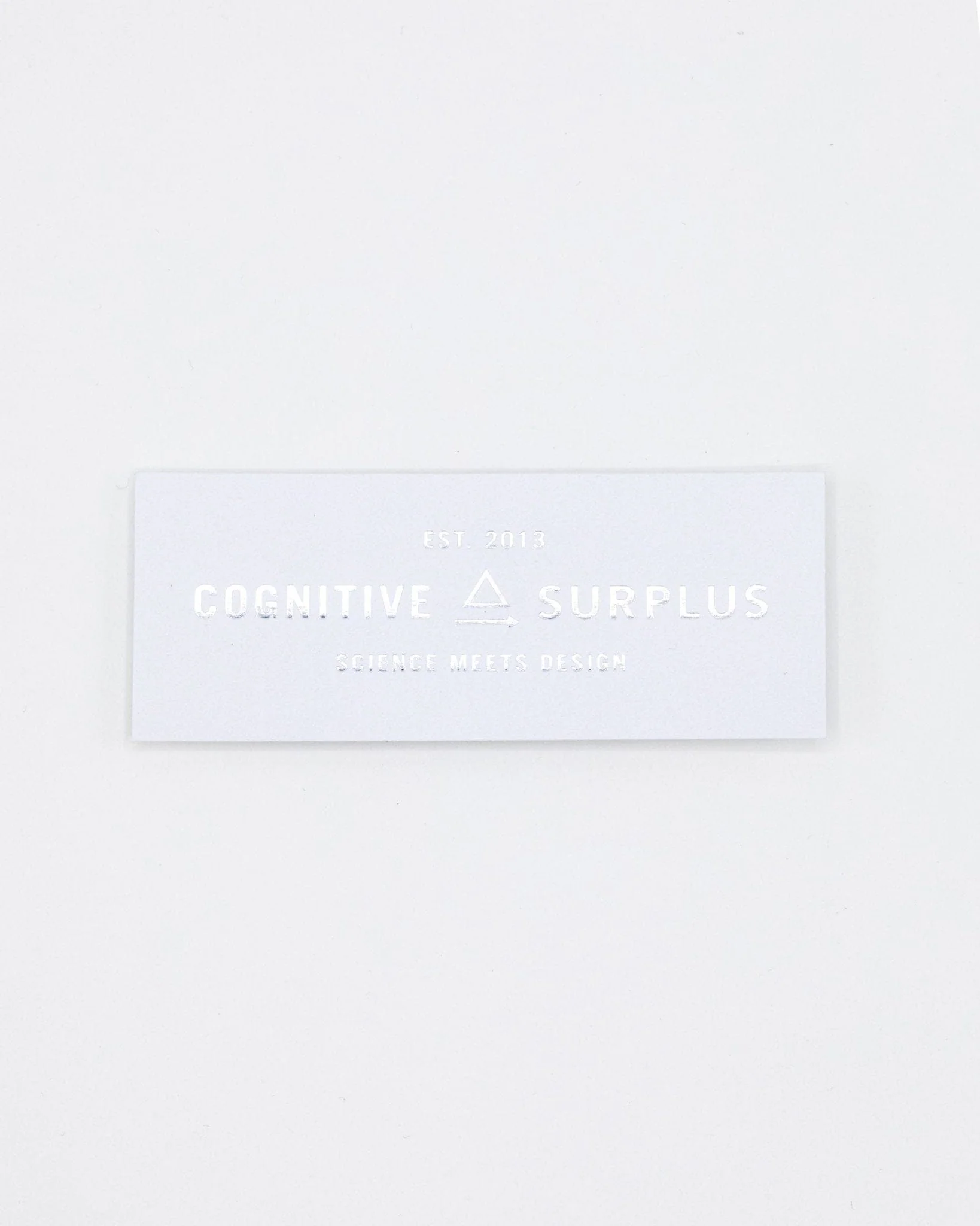 Cognitive Surplus Logo Silver Sticker - Image 3