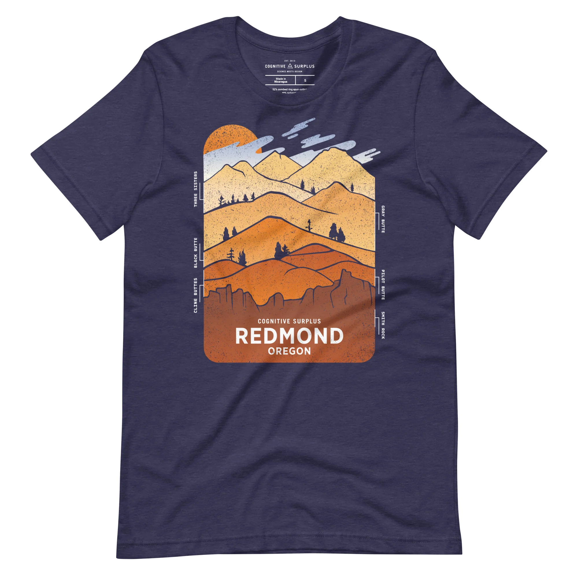 Cogntive Surplus Redmond Geology Graphic Tee - Image 2