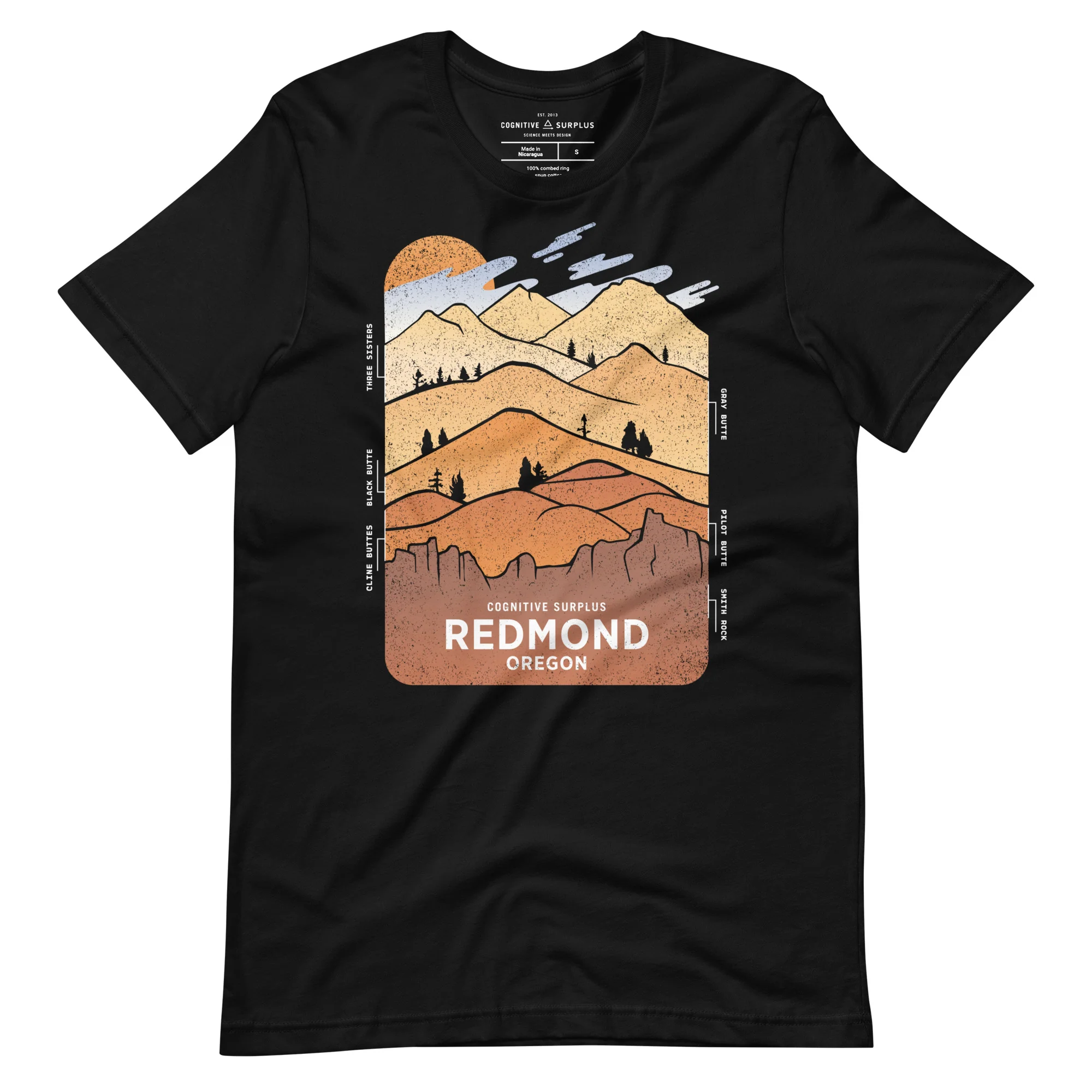 Cogntive Surplus Redmond Geology Graphic Tee - Image 3