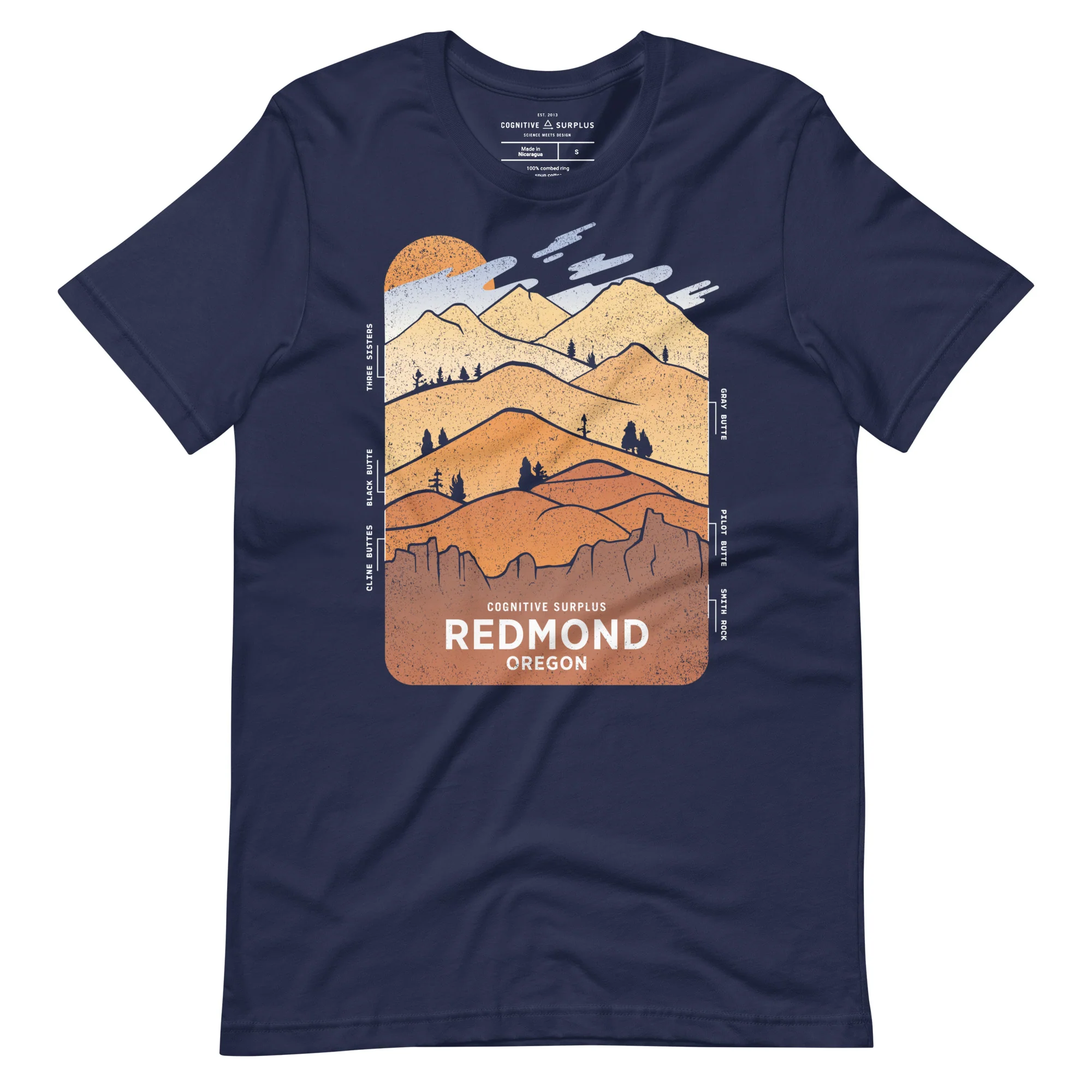 Cogntive Surplus Redmond Geology Graphic Tee - Image 4