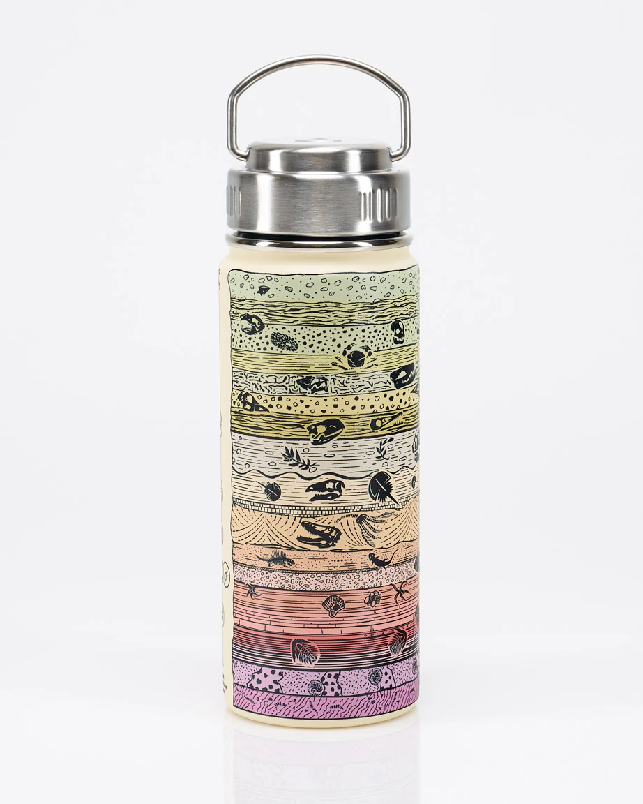 Core Sample 18 oz Steel Bottle - Cream - Image 2