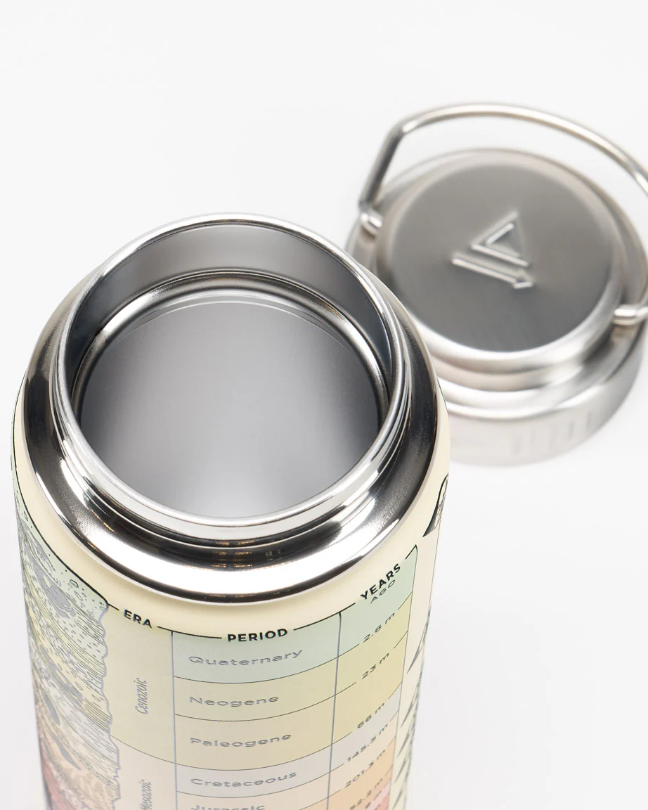 Core Sample 18 oz Steel Bottle - Cream - Image 4
