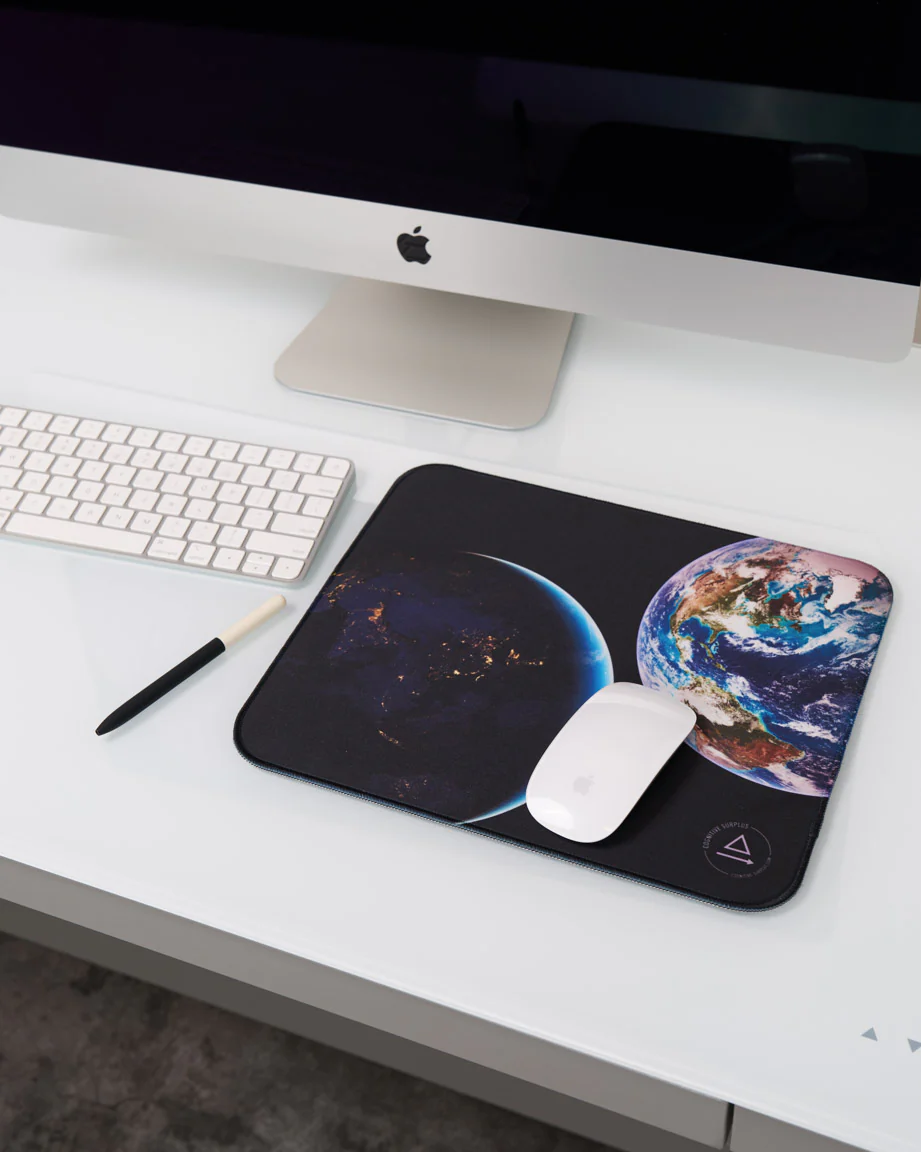 Day & Night on Earth Mouse Pad - Image 2