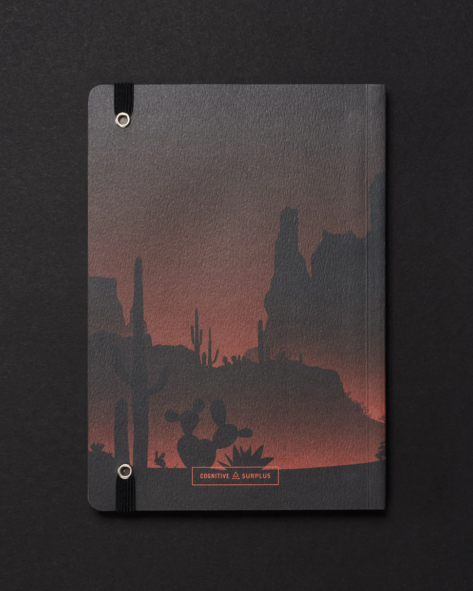 Desert Moon Dark Analysis A5 Softcover Notebook - Image 2