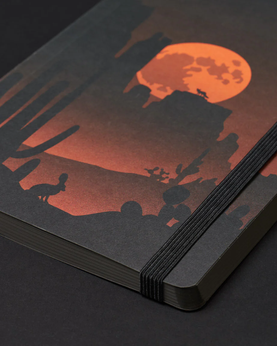 Desert Moon Dark Analysis A5 Softcover Notebook - Image 4