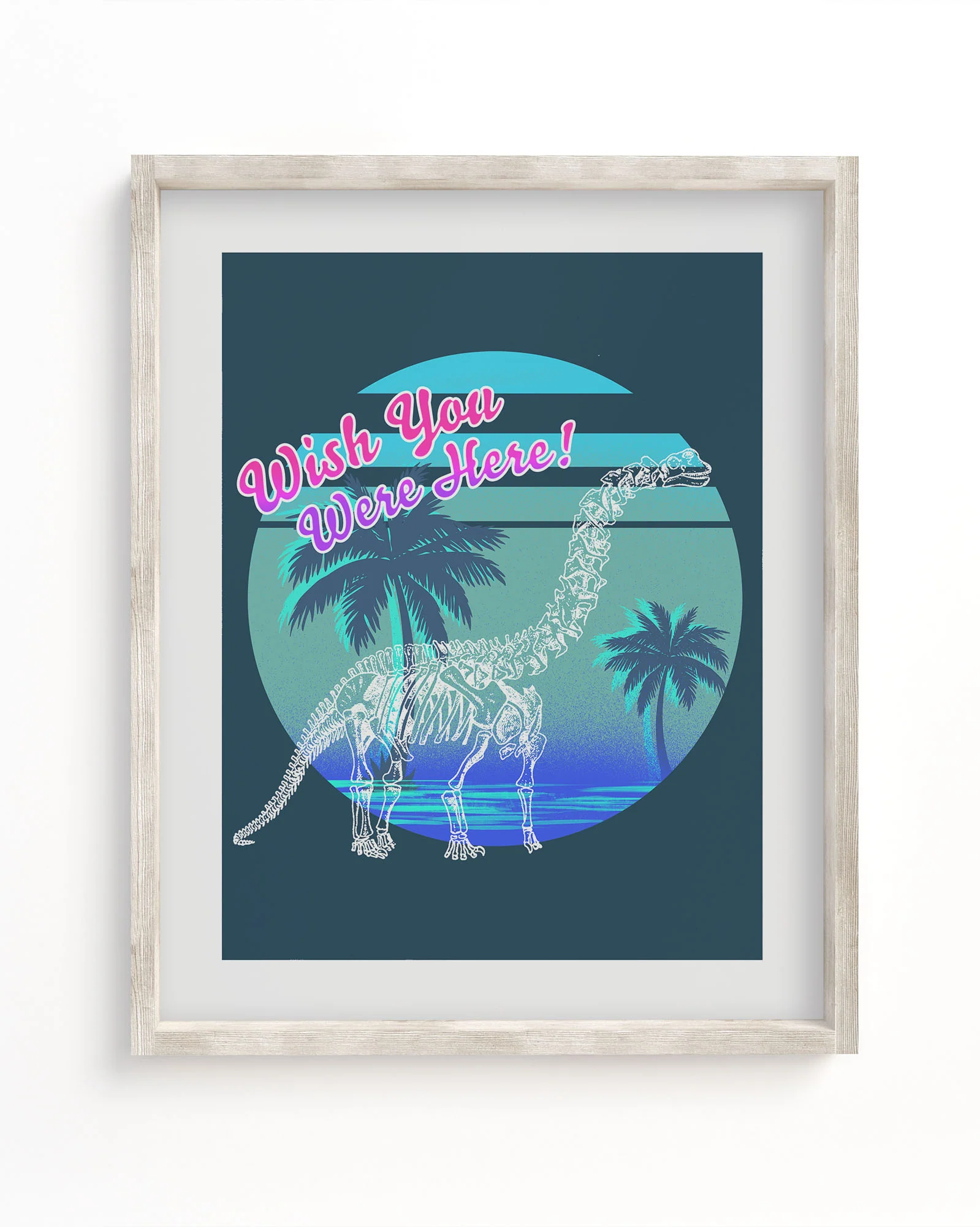 Dino: Wish You Were Here! Museum Print