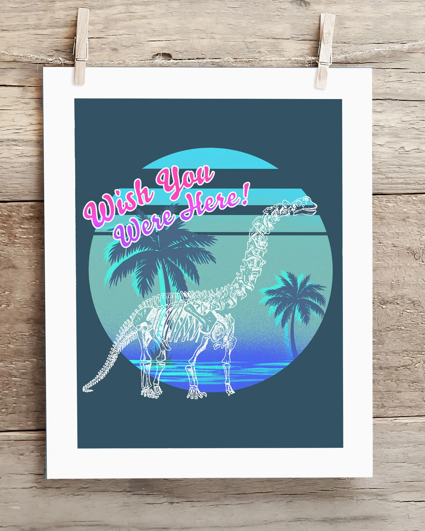 Dino: Wish You Were Here! Museum Print - Image 2