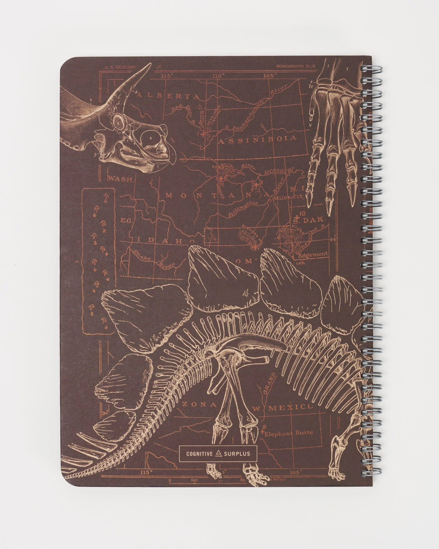 Dinosaur Bones Spiral Notebook - Image 2