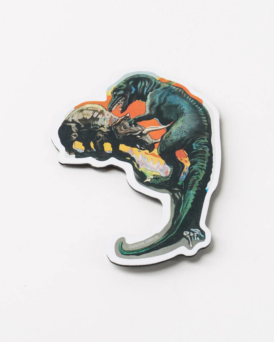 Dinosaur Fight Magnet