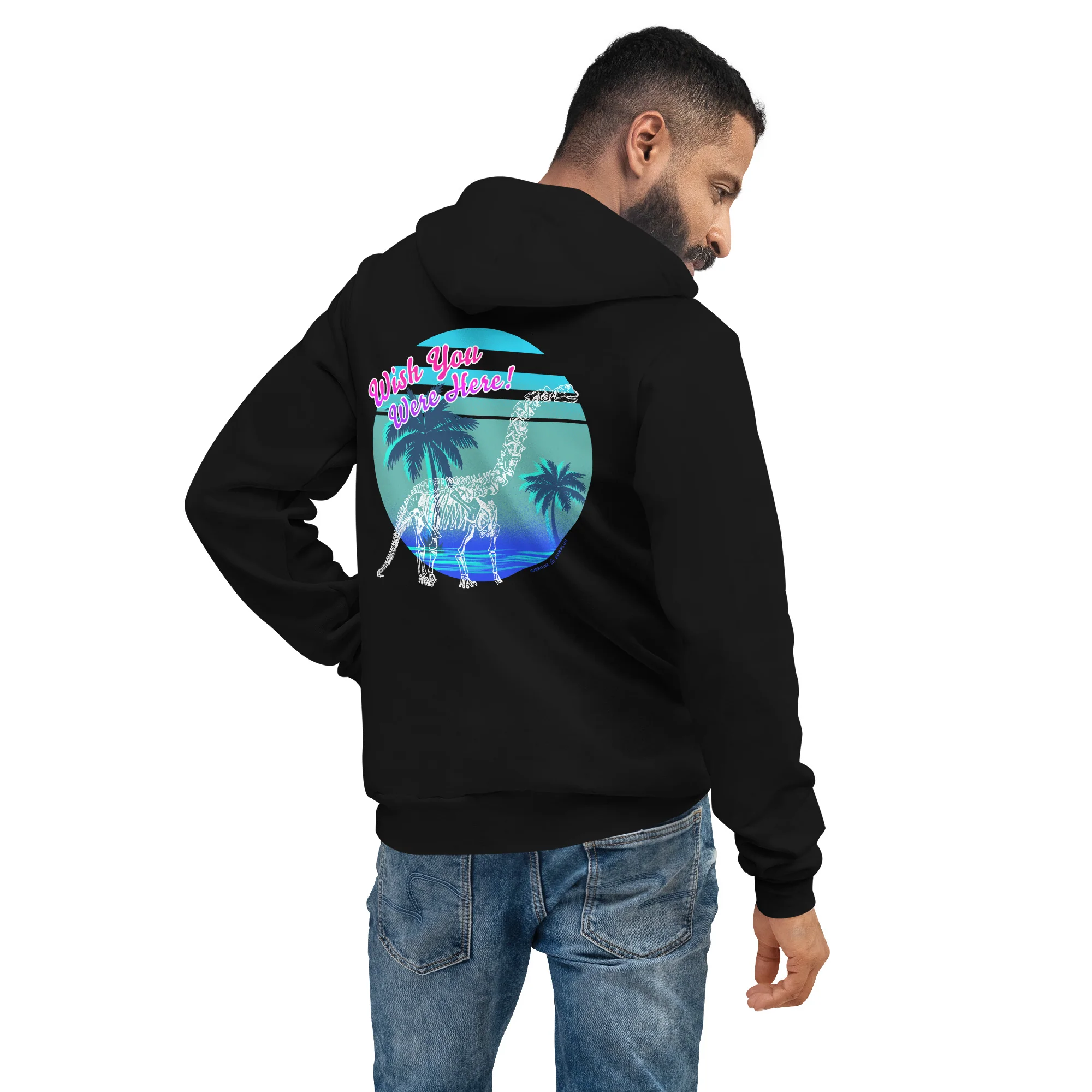Dinosaur Wish You Were Here Hoodie - Image 2