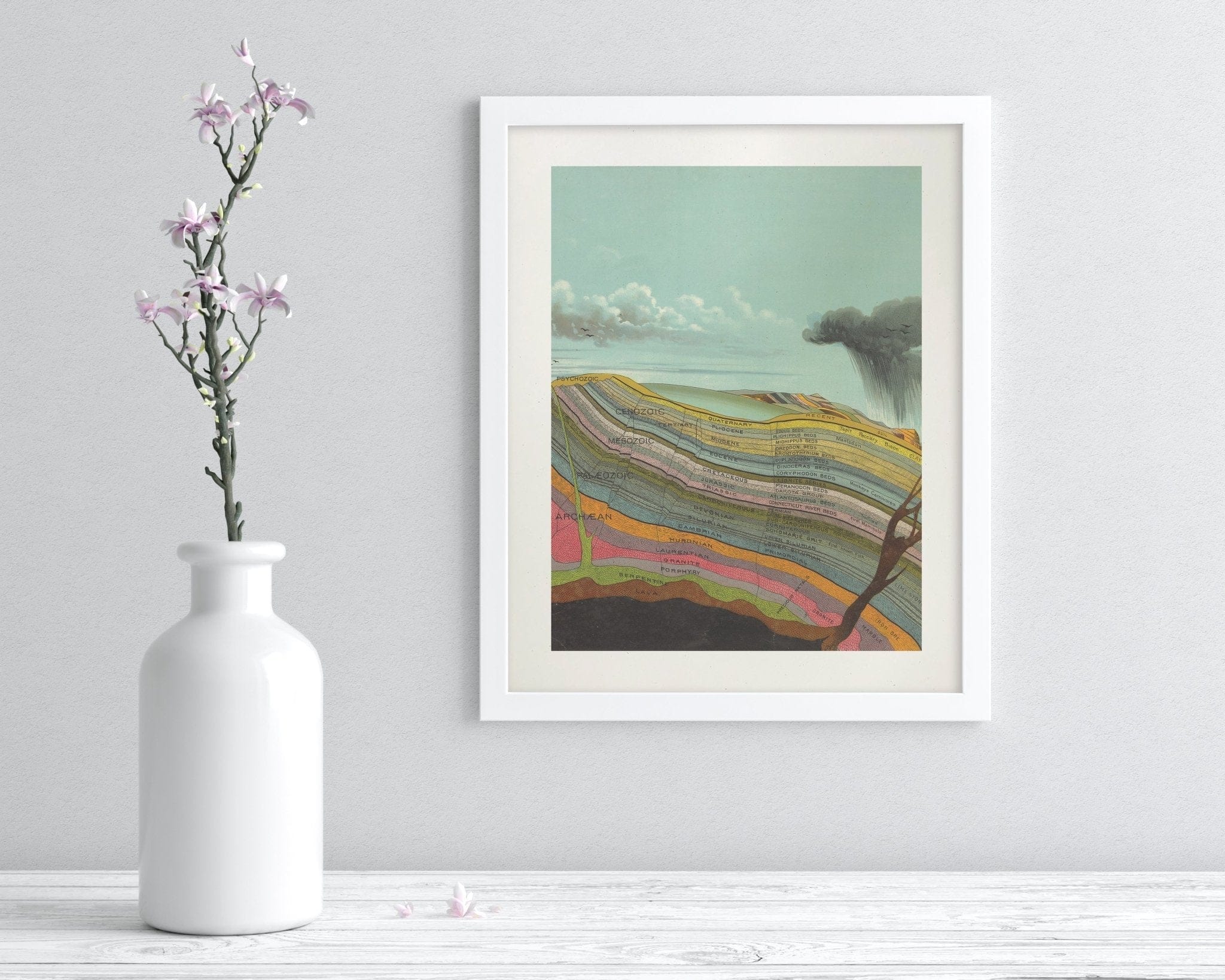 Stratigraphy Scientific Illustration Museum Print - Image 3
